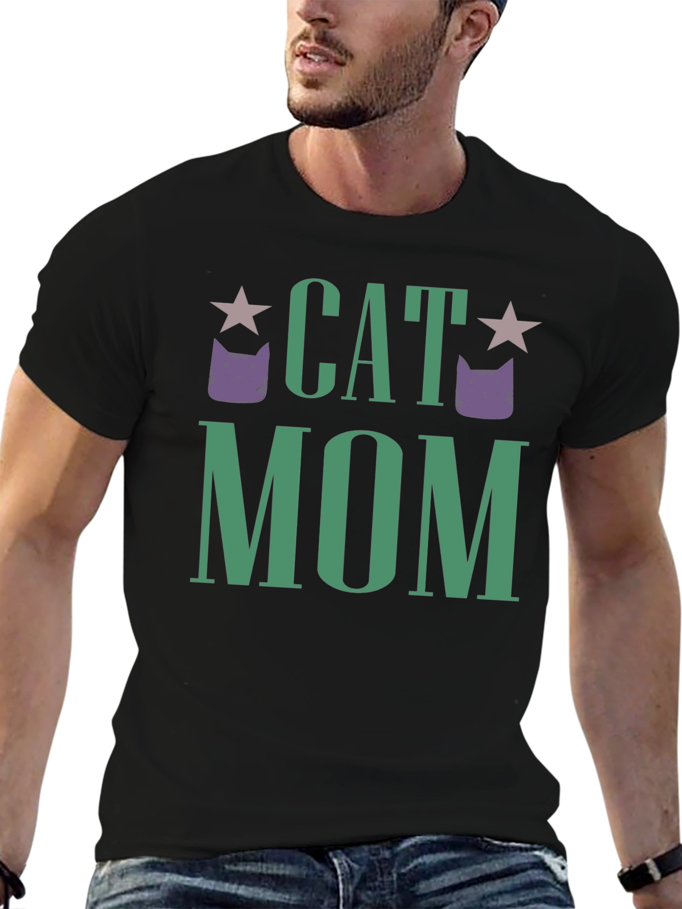 Cat Mom T-Shirt - Cute Pet Lover Tee
