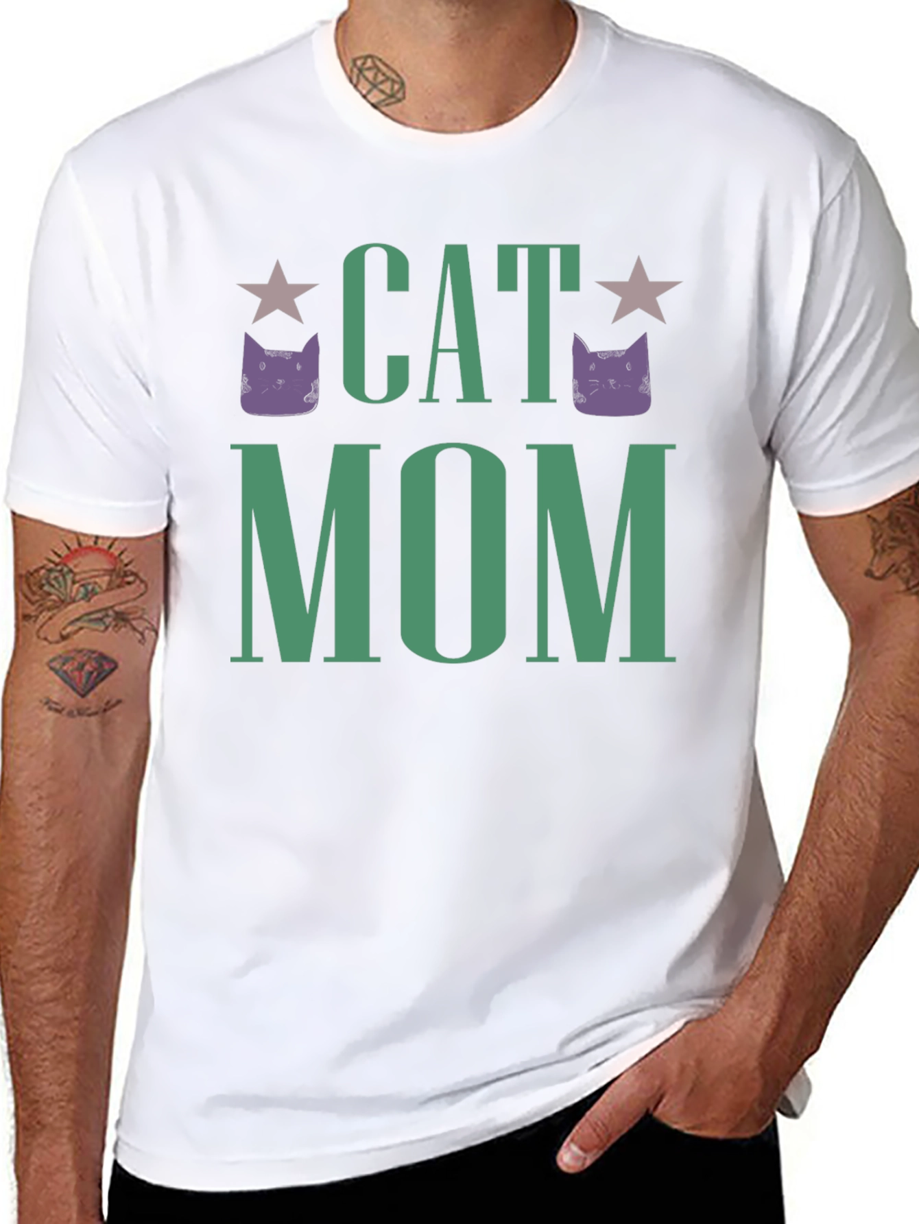 Cat Mom T-Shirt - Cute Pet Lover Tee