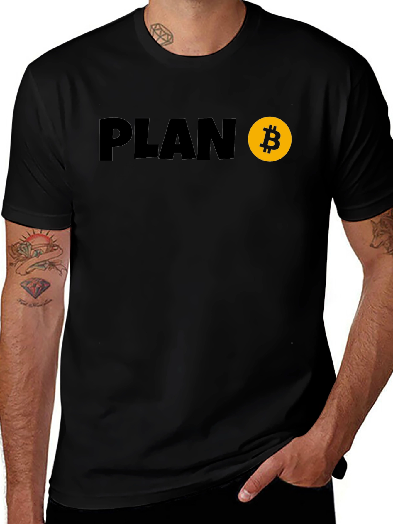 Bitcoin Plan Black T-Shirt