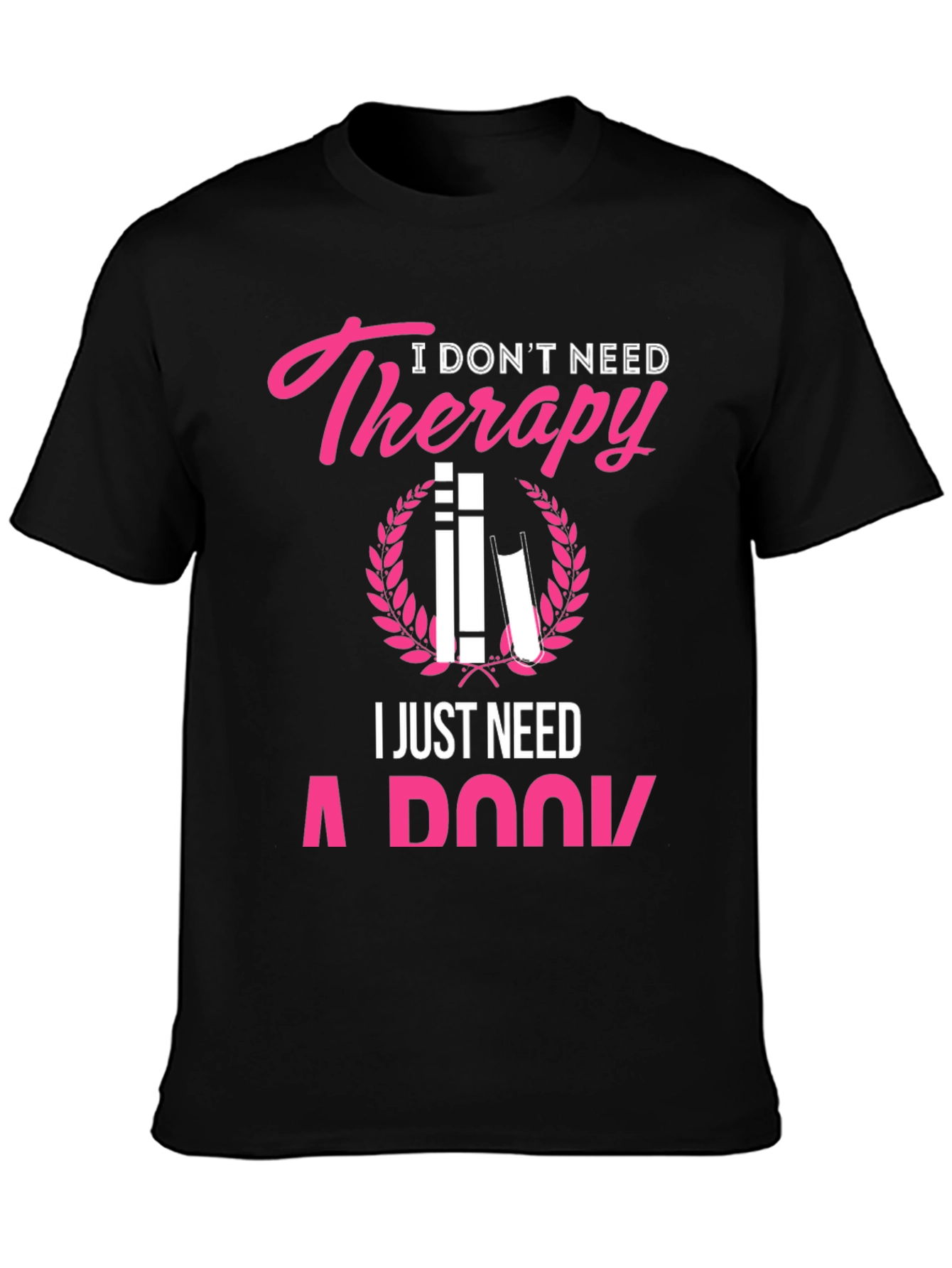 Therapy Book Lover Graphic T-Shirt