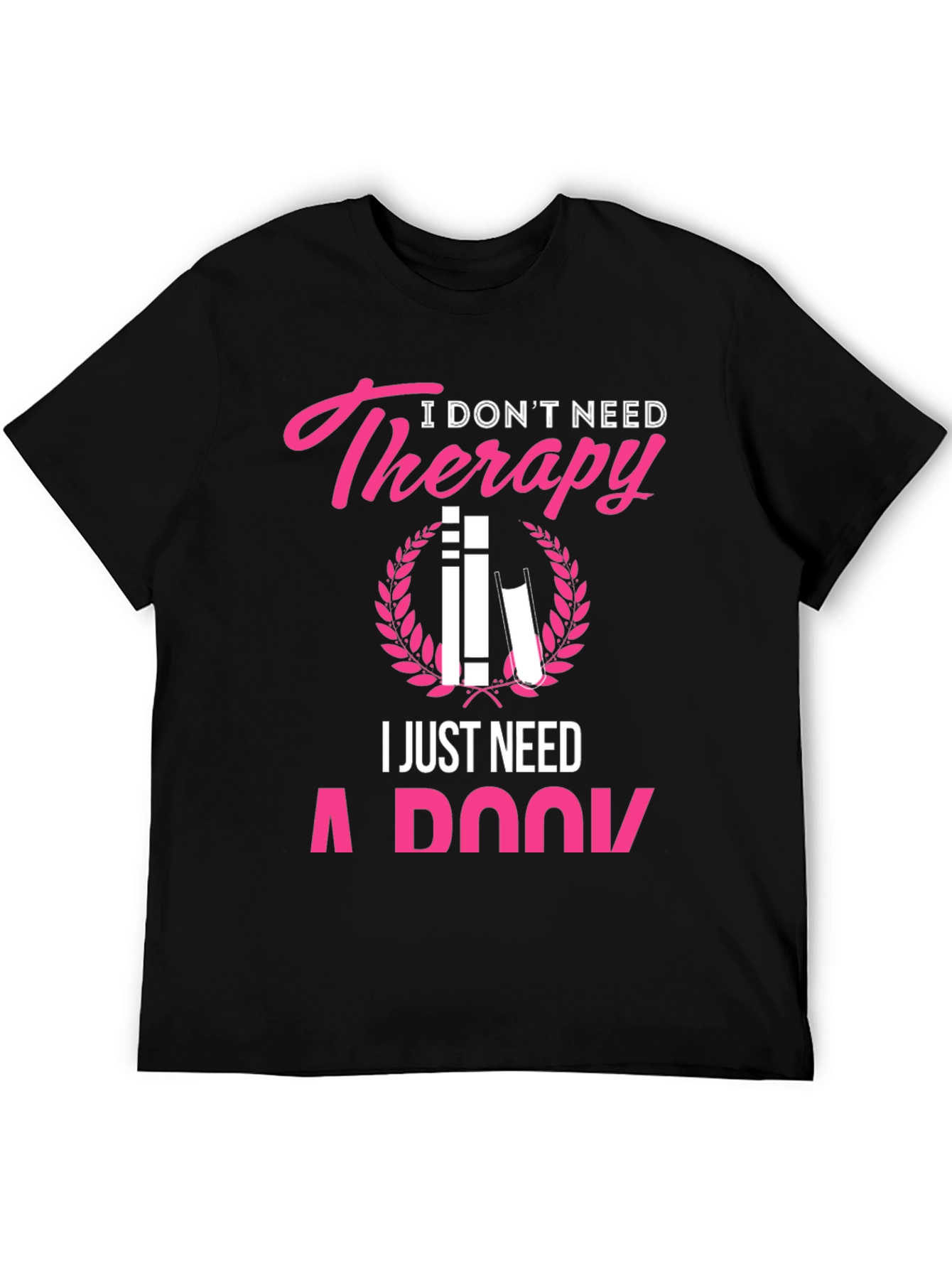 Therapy Book Lover Graphic T-Shirt