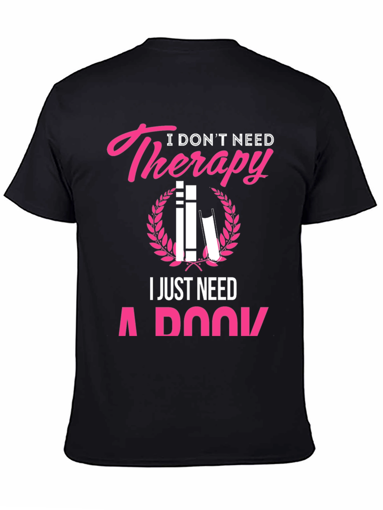 Therapy Book Lover Graphic T-Shirt