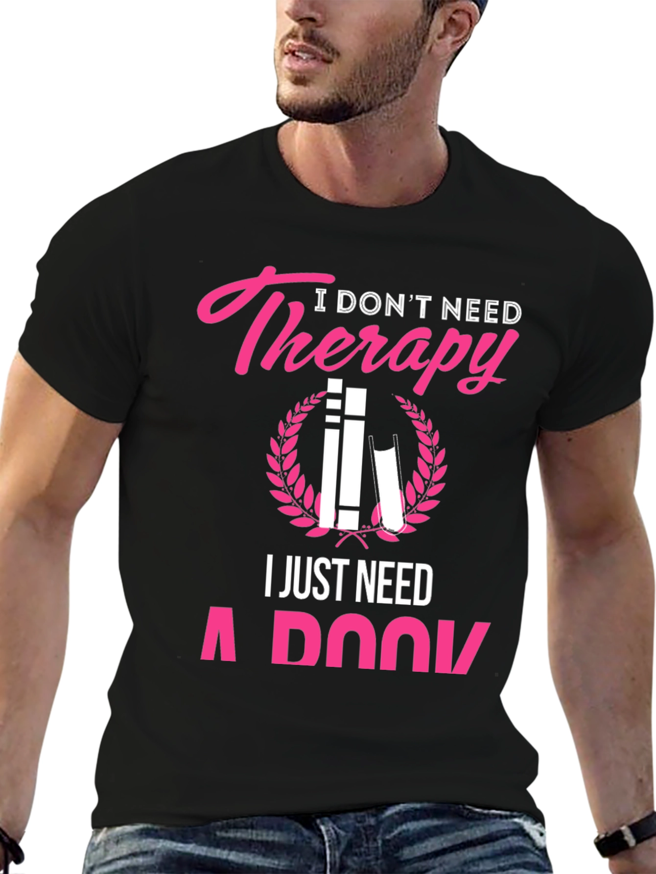 Therapy Book Lover Graphic T-Shirt