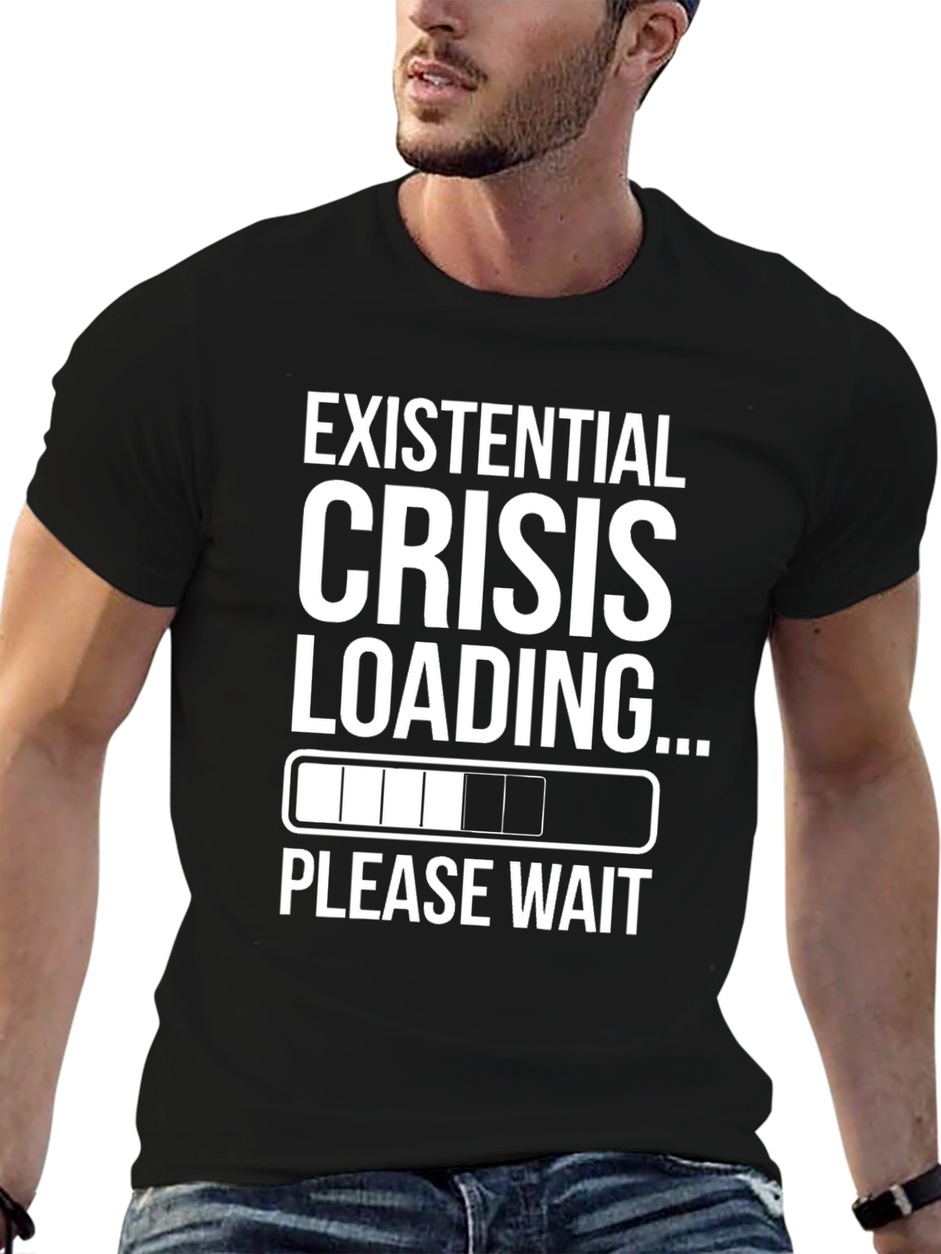 Existential Crisis Loading Funny T-Shirt