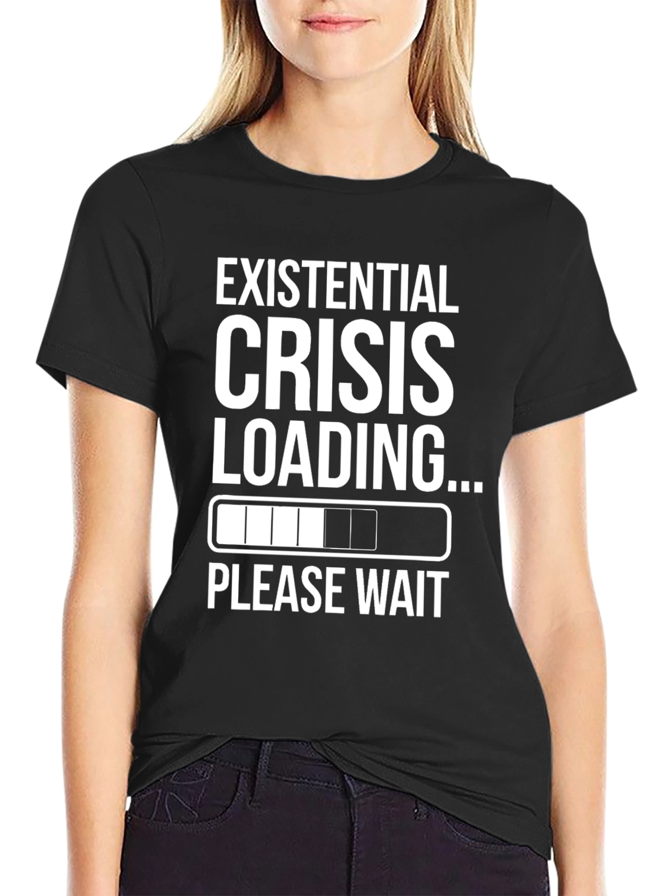 Existential Crisis Loading Funny T-Shirt