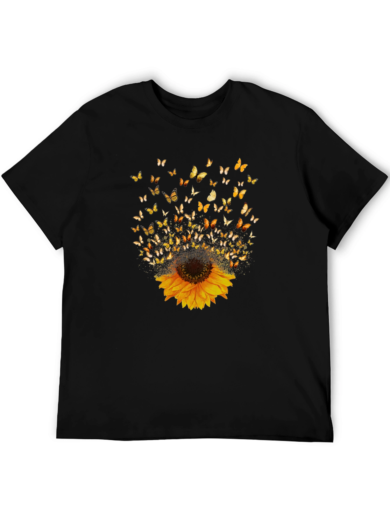 Sunflower Butterfly Graphic Tee