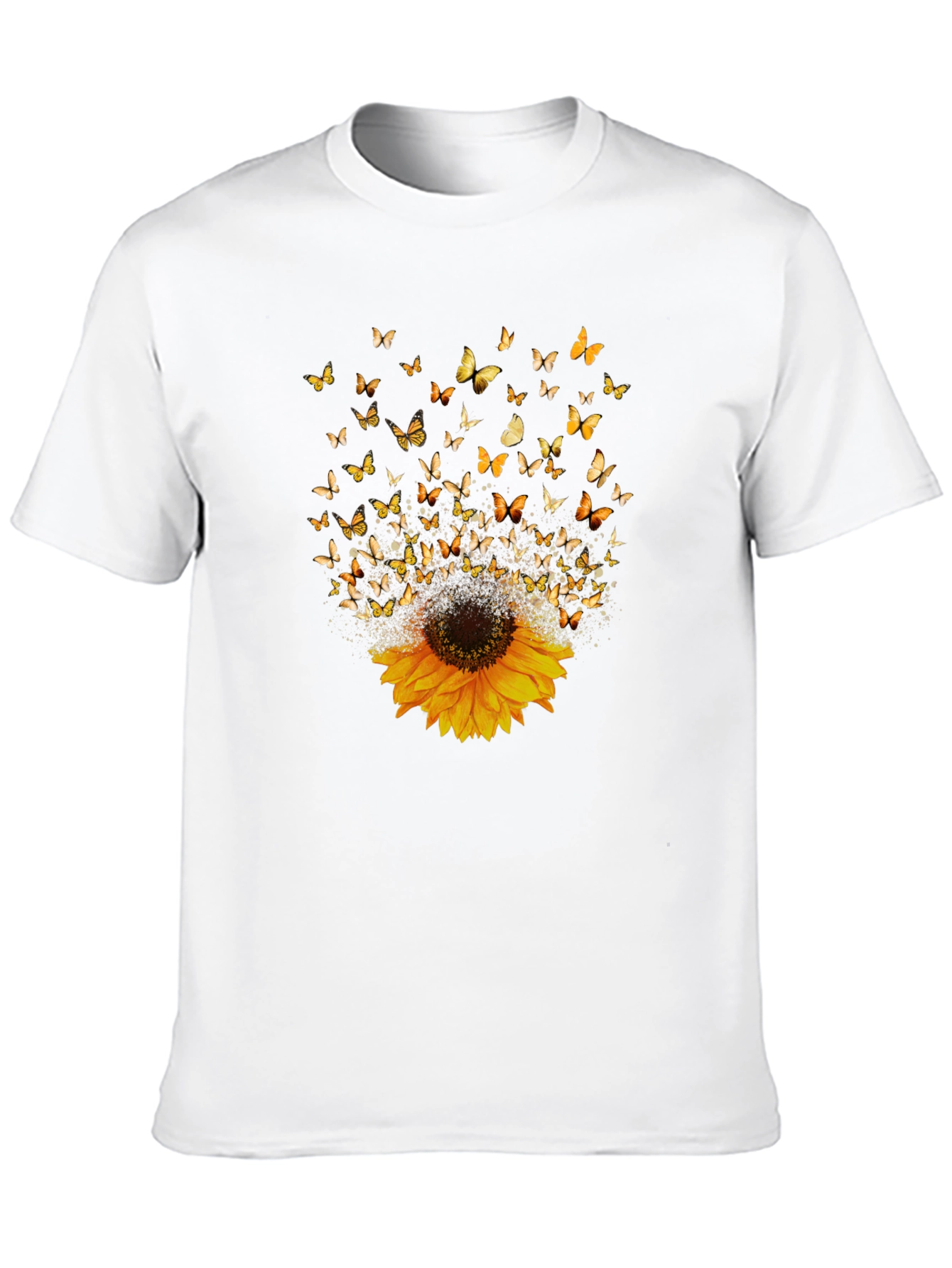 Sunflower Butterfly Graphic Tee