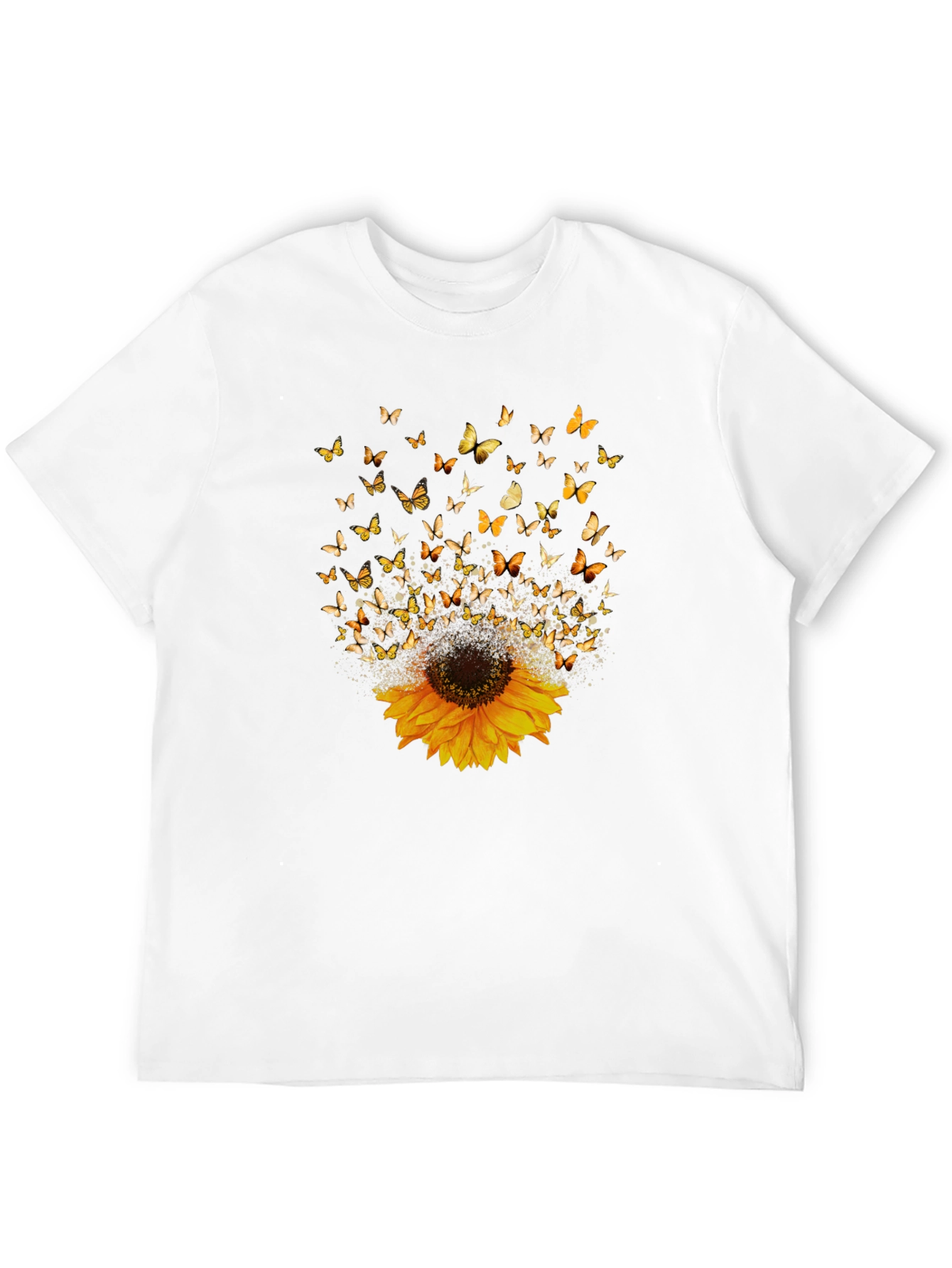 Sunflower Butterfly Graphic Tee