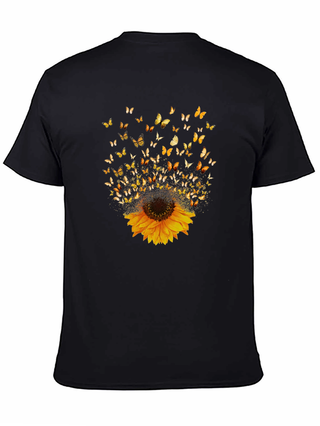 Sunflower Butterfly Graphic Tee