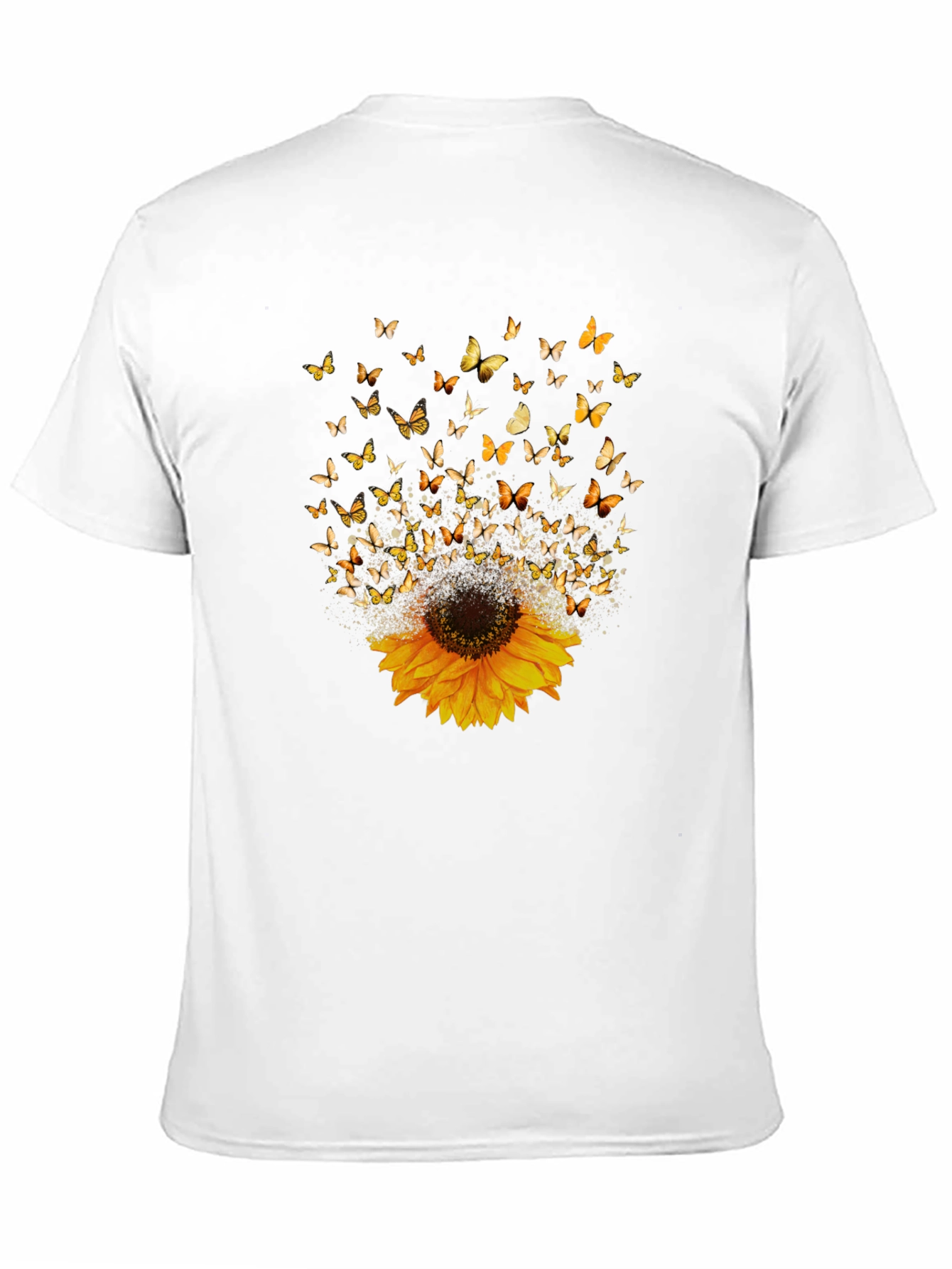 Sunflower Butterfly Graphic Tee