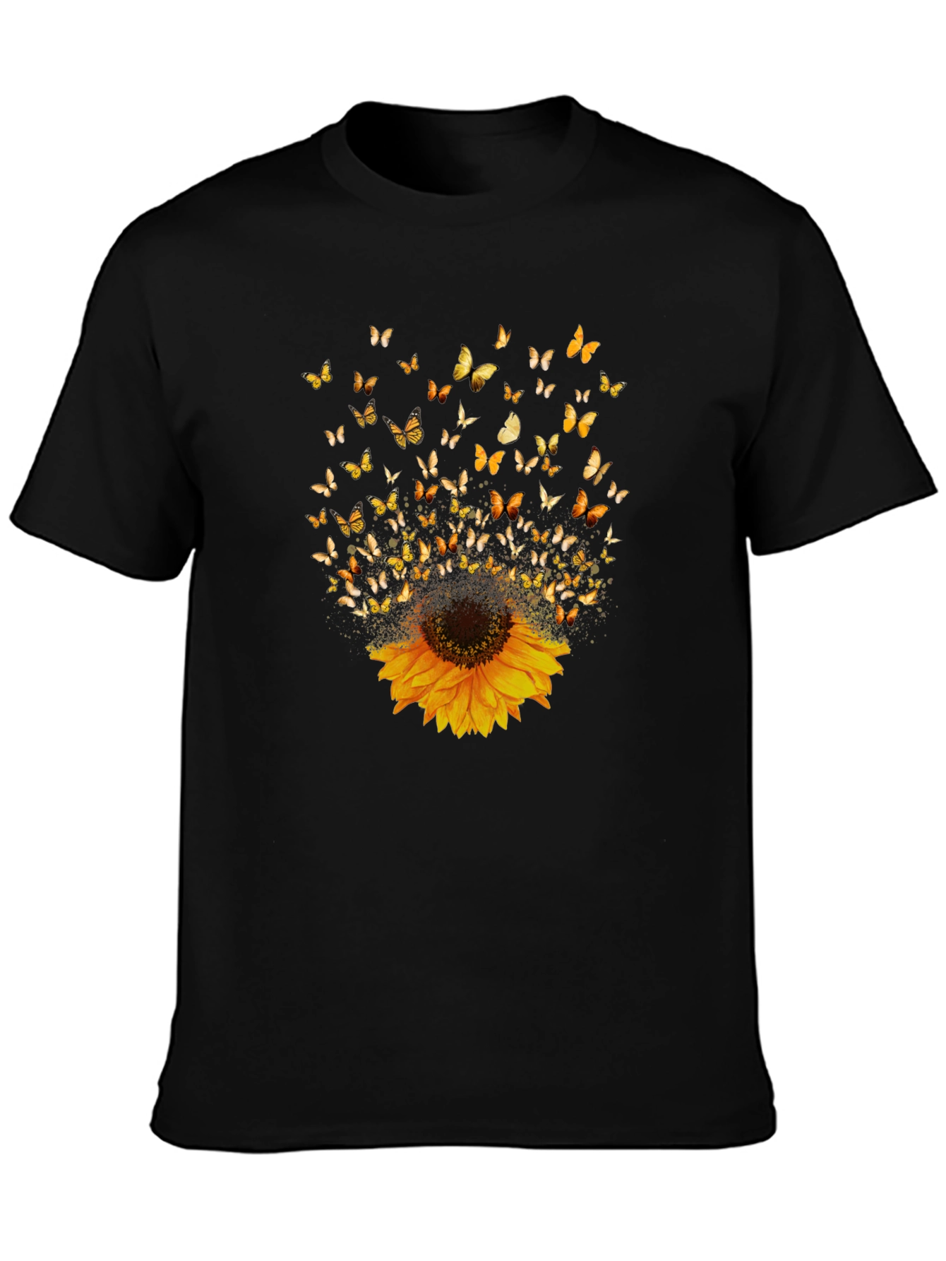 Sunflower Butterfly Graphic Tee