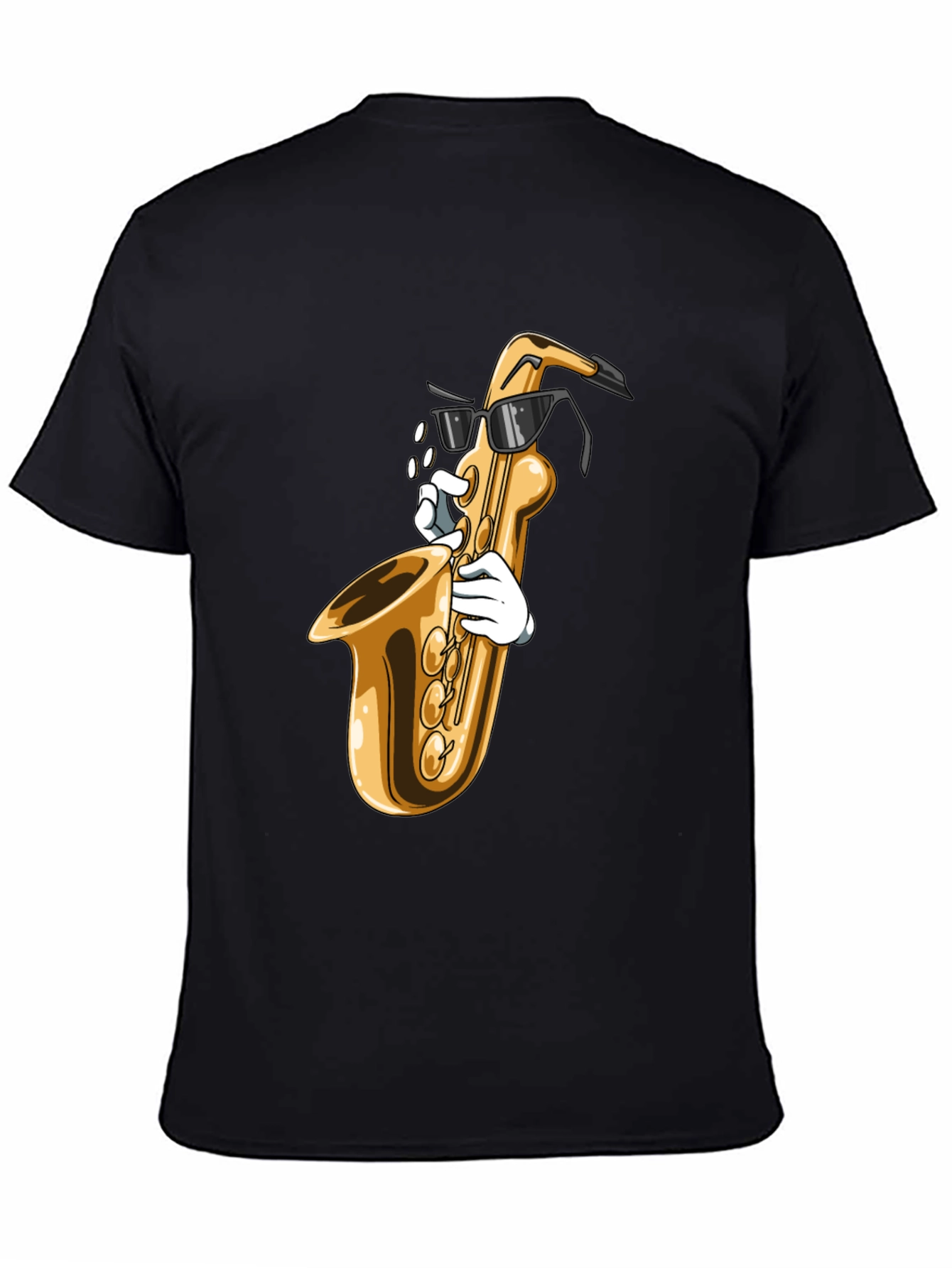 Cool Saxophone Graphic Tee - Music Lover Shirt