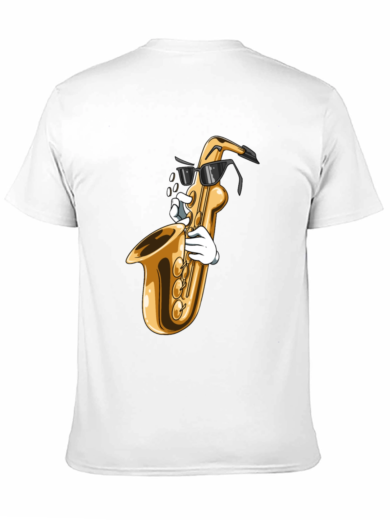Cool Saxophone Graphic Tee - Music Lover Shirt