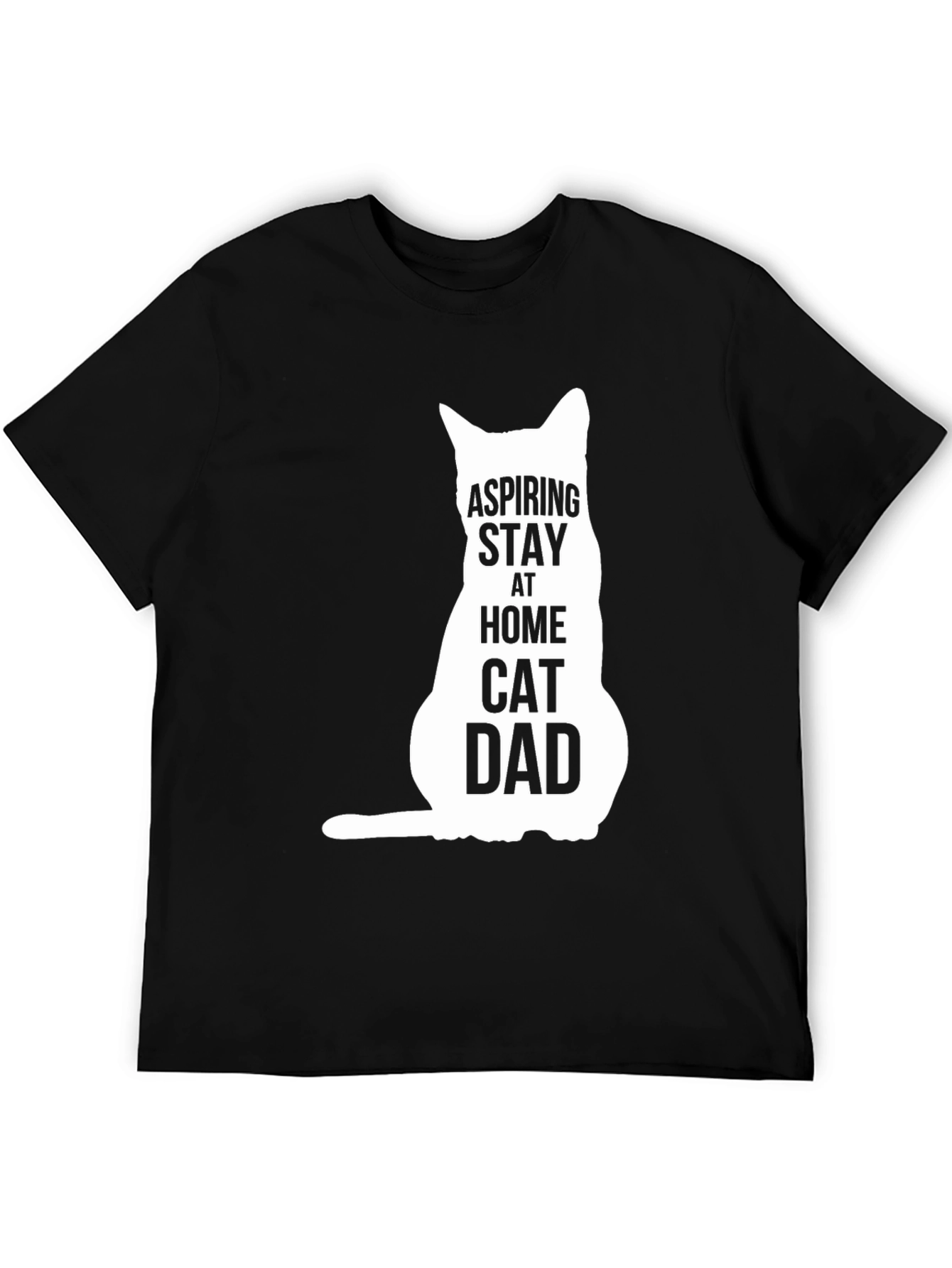 Aspiring Stay At Home Cat Dad T-Shirt