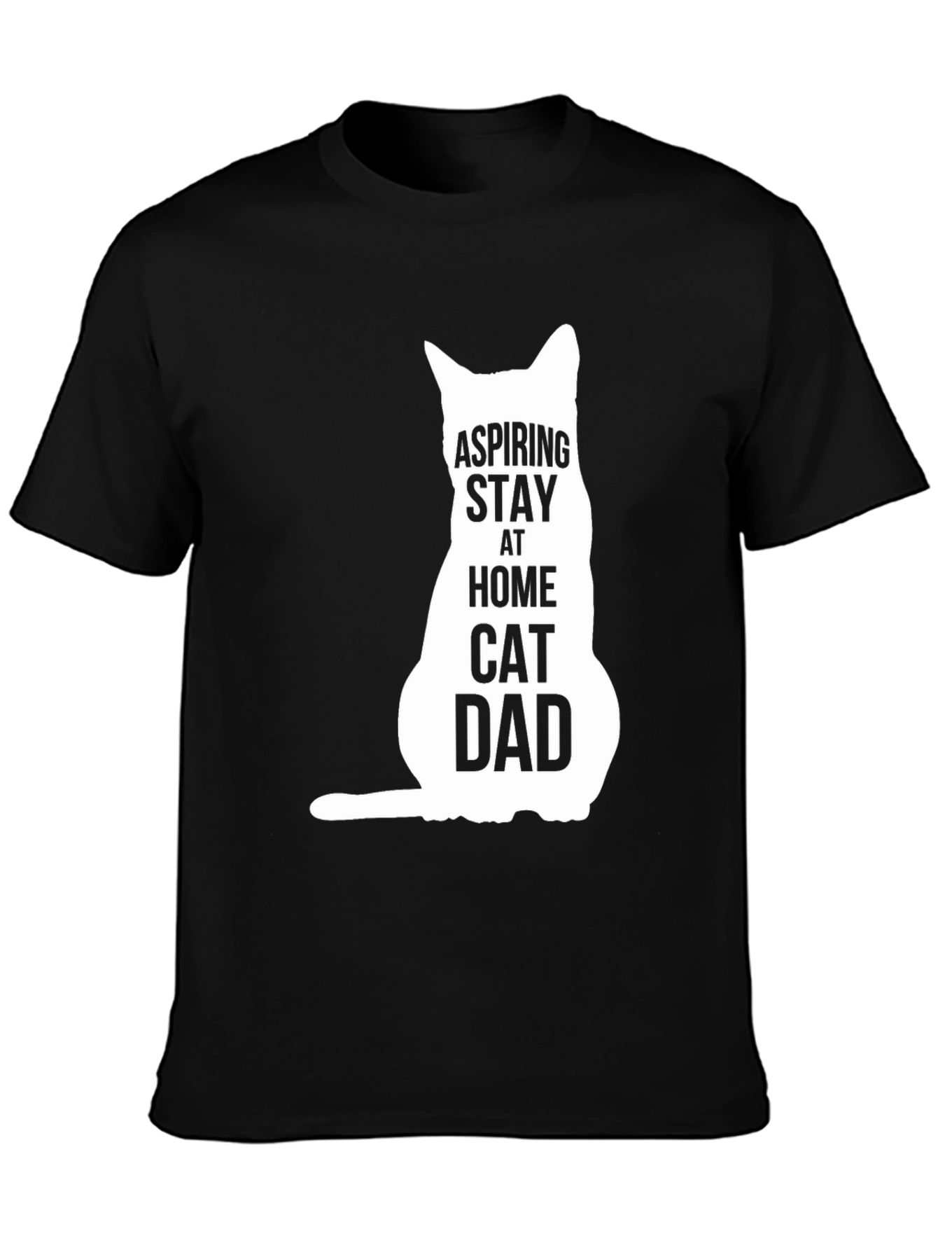 Aspiring Stay At Home Cat Dad T-Shirt