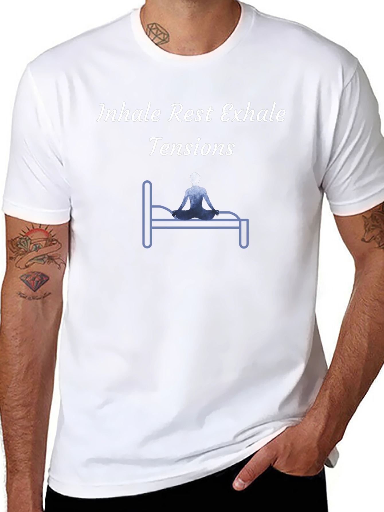 Inhale Rest Exhale Tensions Graphic Tee