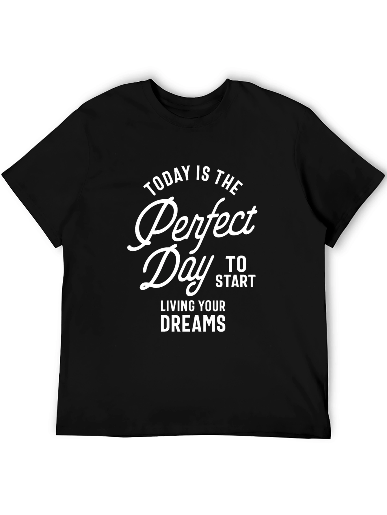 Inspirational Perfect Day Graphic T-Shirt