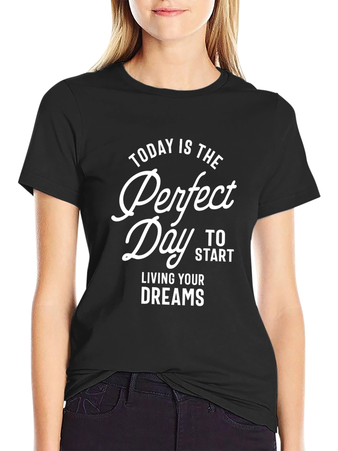 Inspirational Perfect Day Graphic T-Shirt