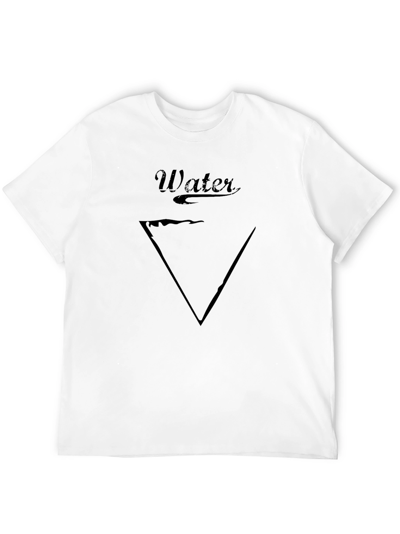 Water Element Black T-Shirt - Stylish Graphic Tee