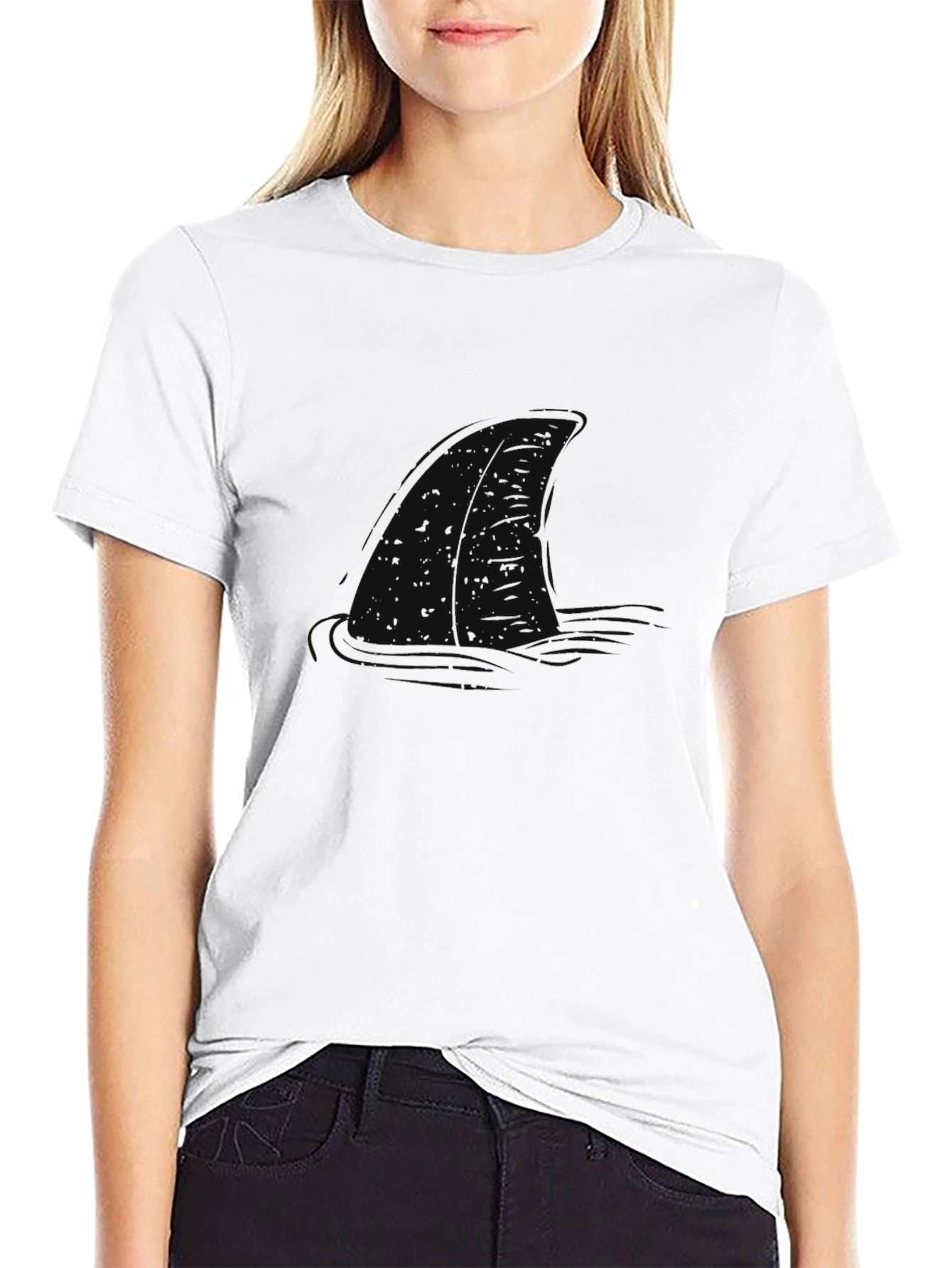 Mens Black Crewneck T-Shirt