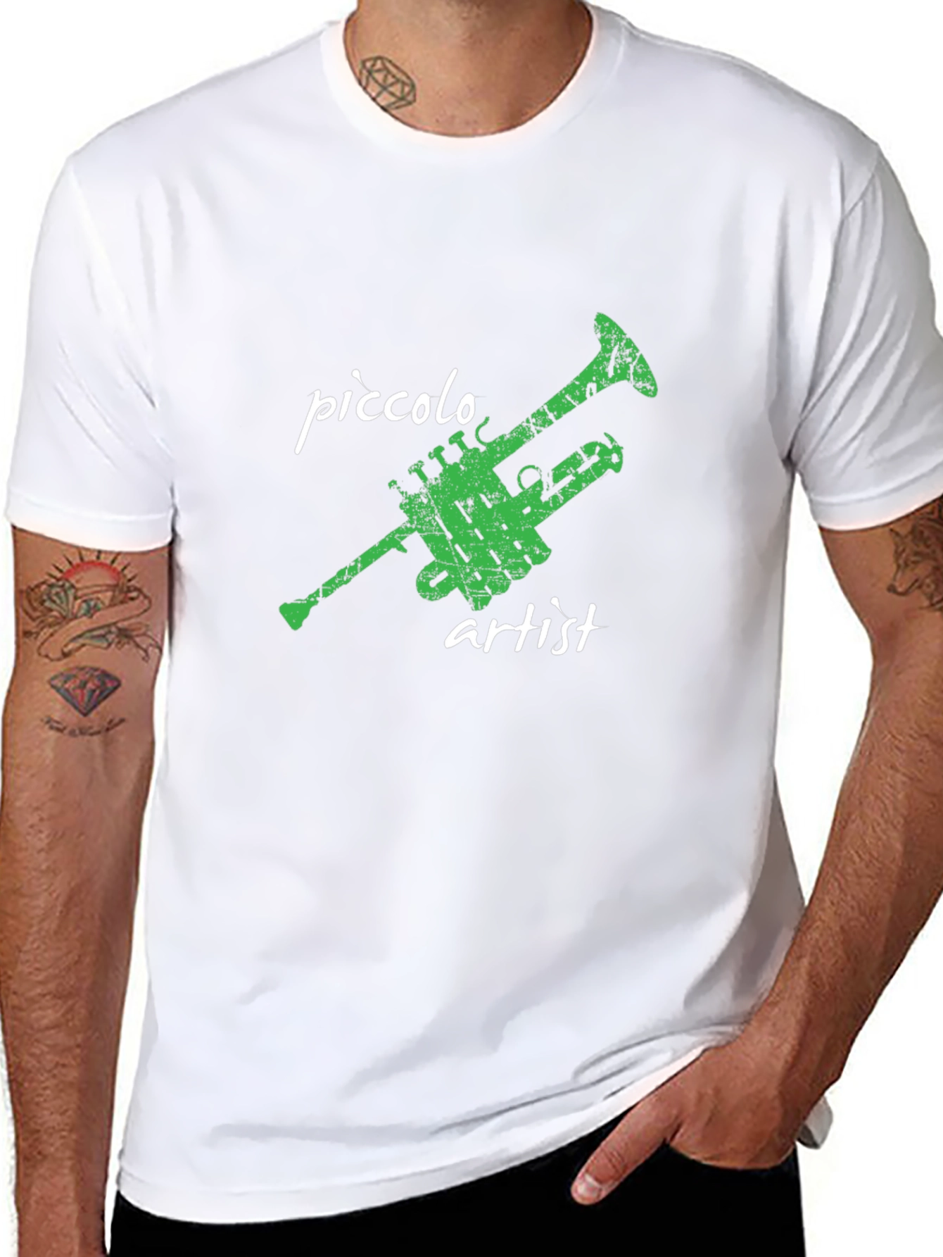 Piccolo Artist Black Graphic T-Shirt