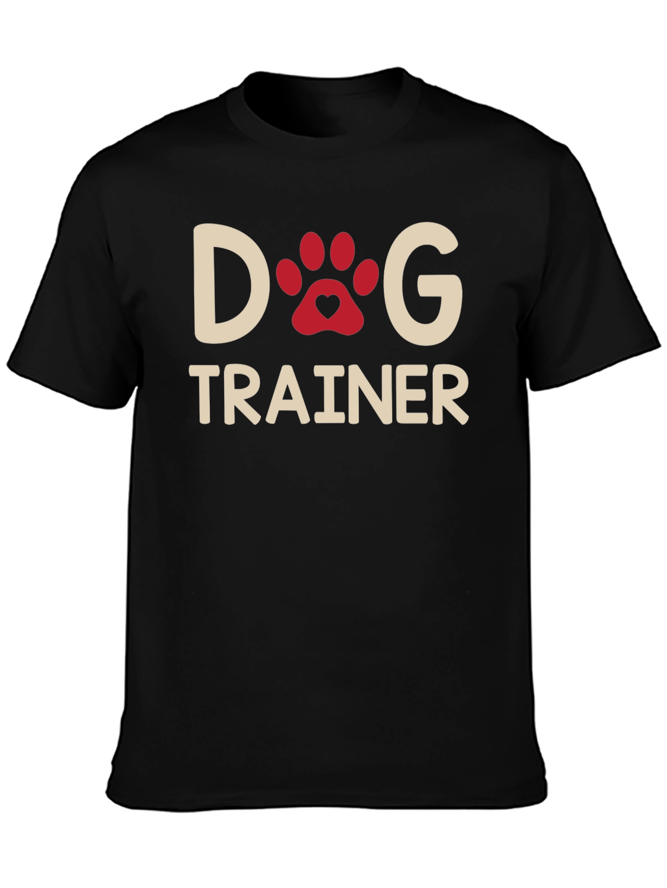 Dog Trainer T-Shirt - Paw Print Design