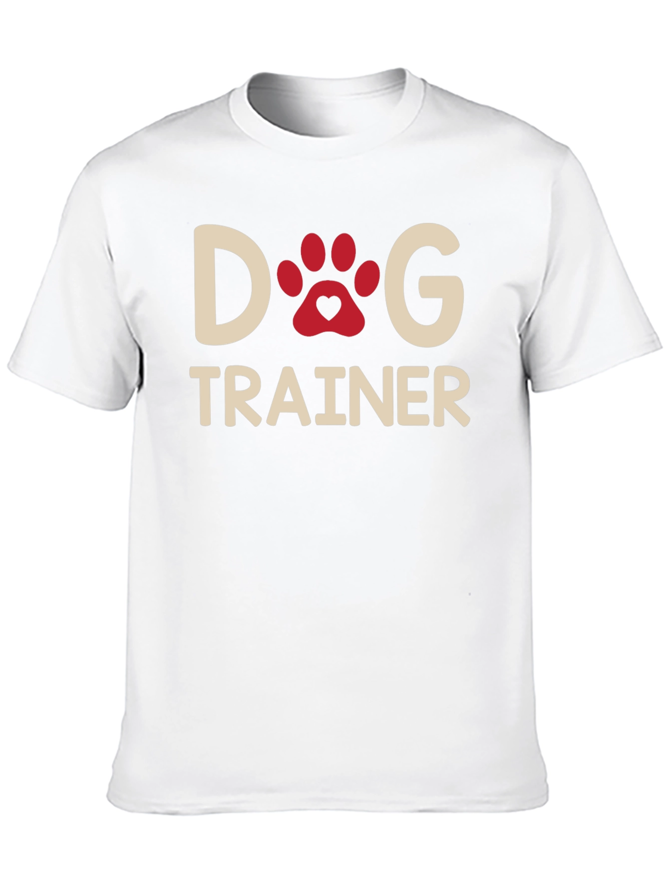Dog Trainer T-Shirt - Paw Print Design