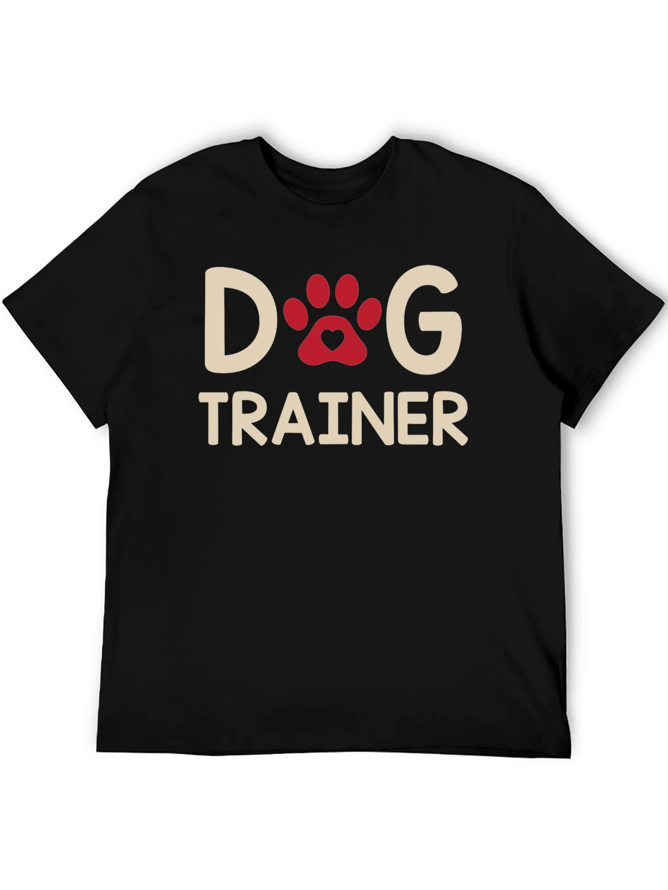 Dog Trainer T-Shirt - Paw Print Design