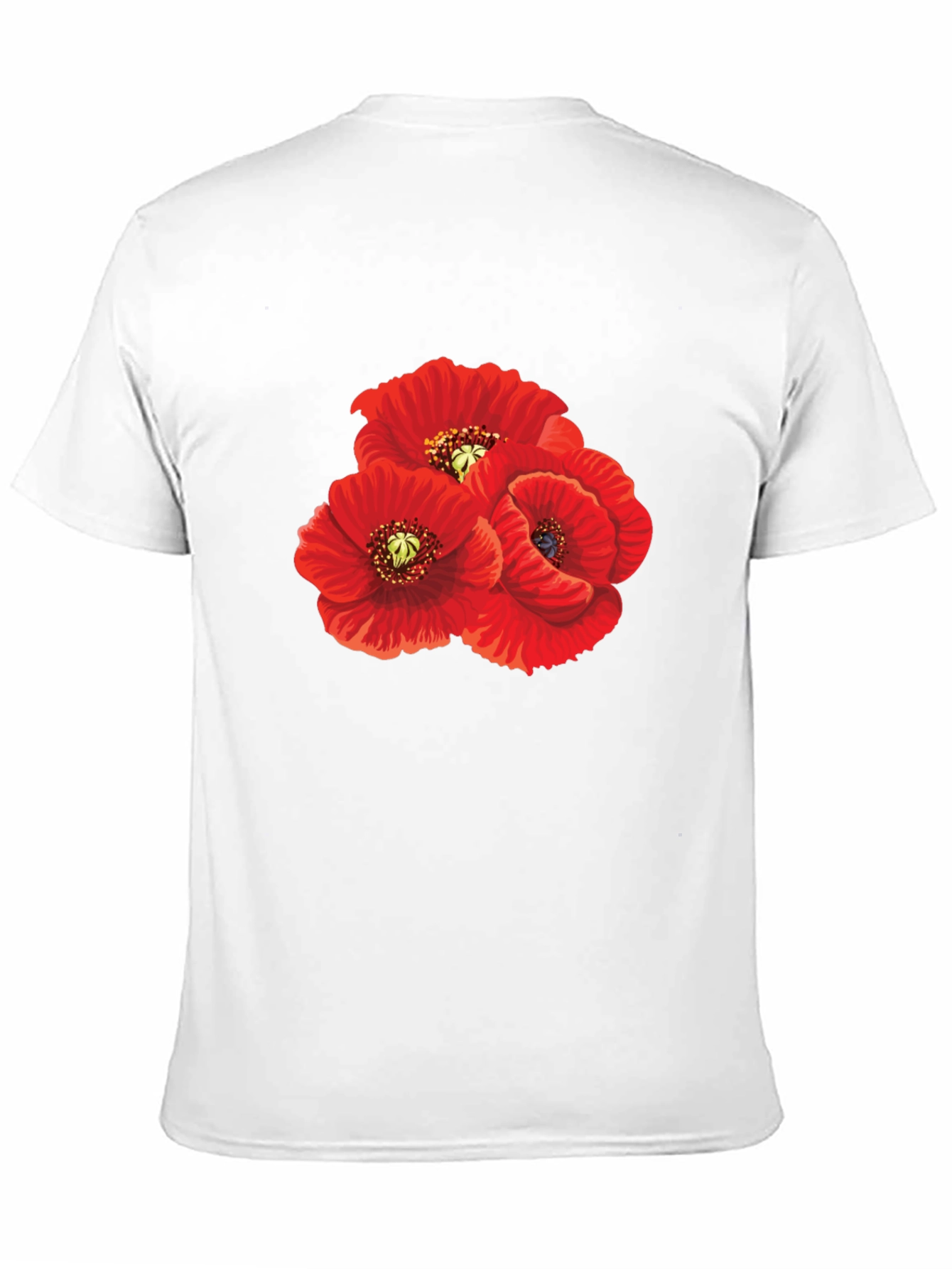 Red Poppy T-Shirt - Floral Graphic Tee