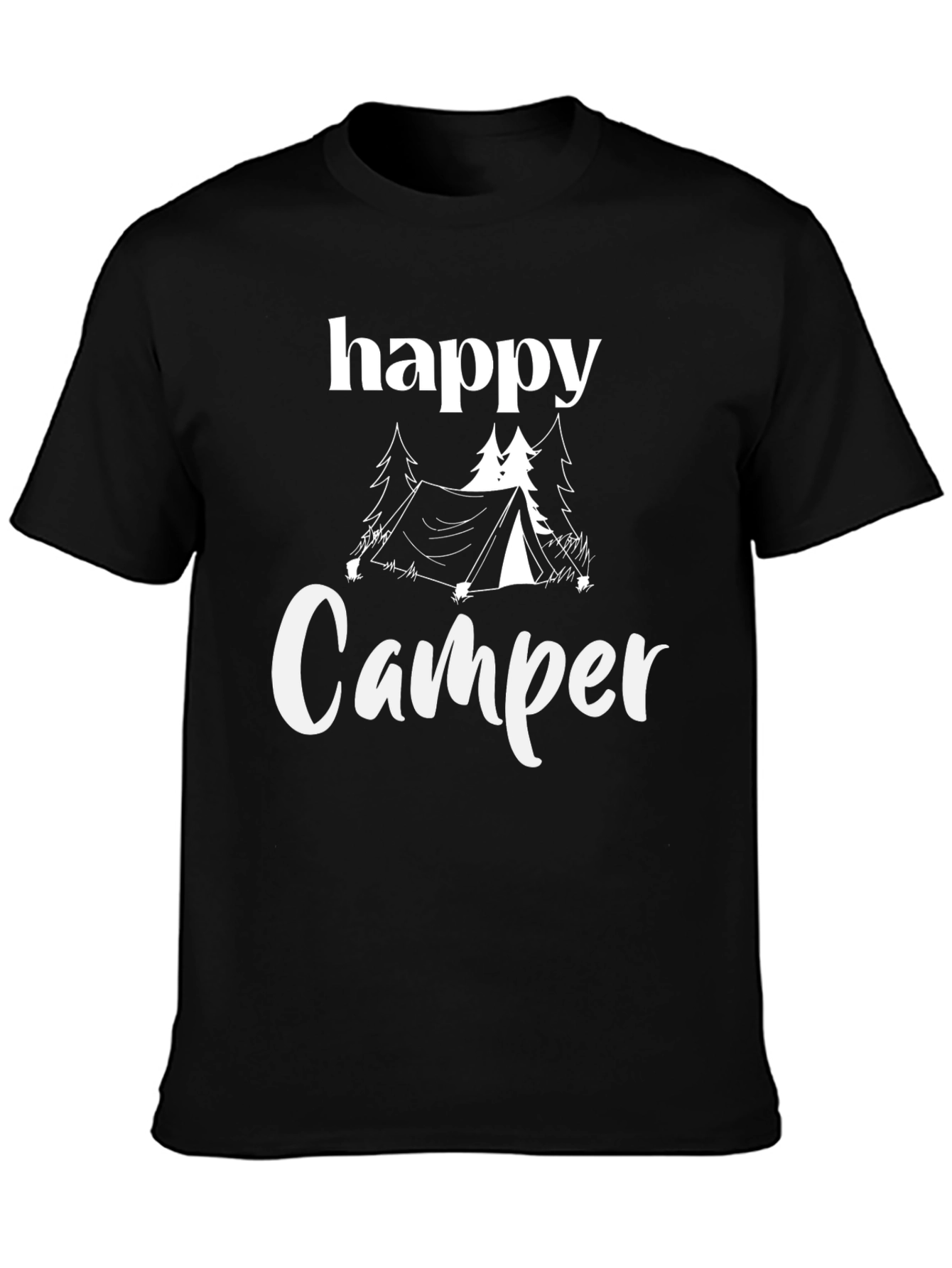 Happy Camper T-Shirt - Outdoor Adventure Tee