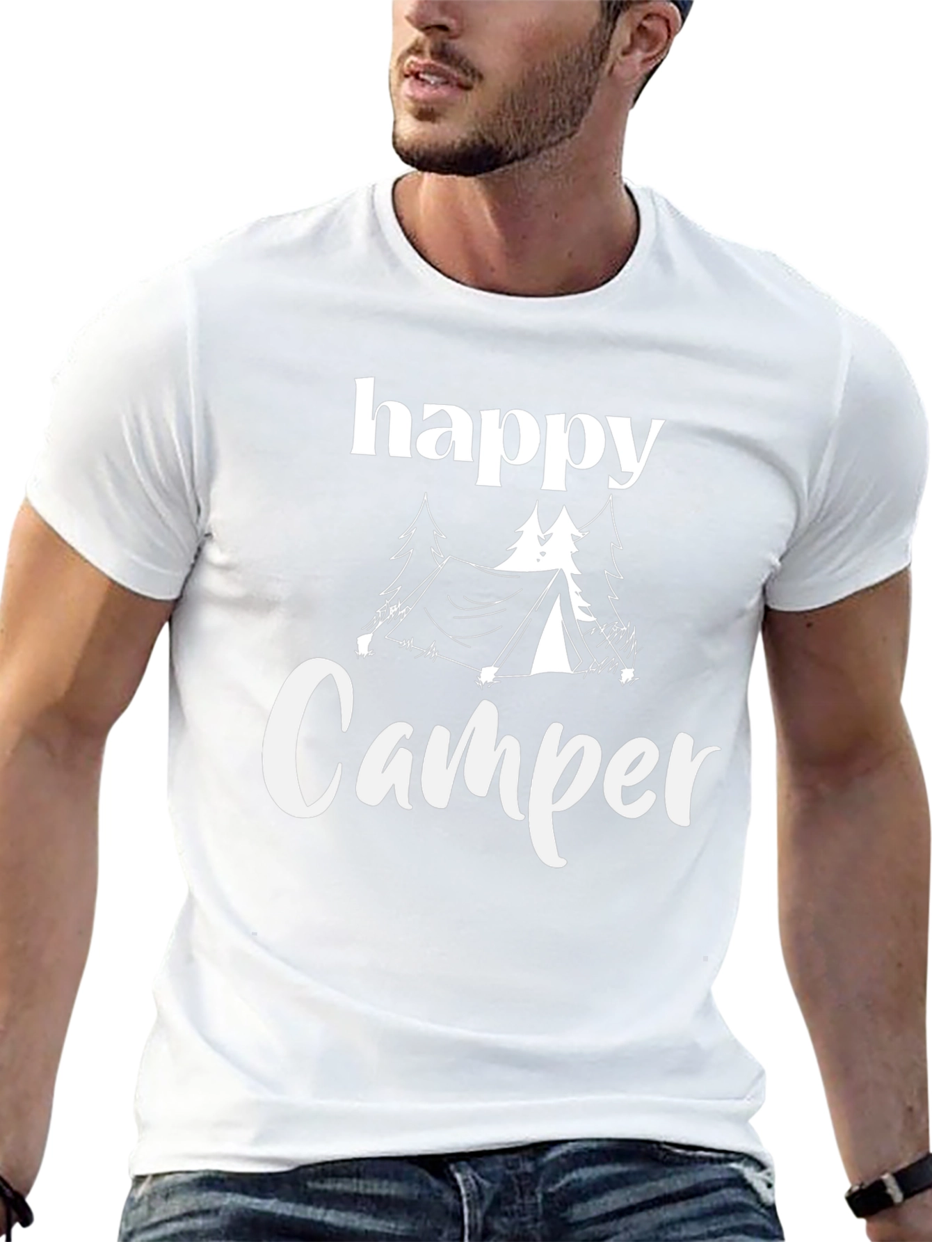 Happy Camper T-Shirt - Outdoor Adventure Tee