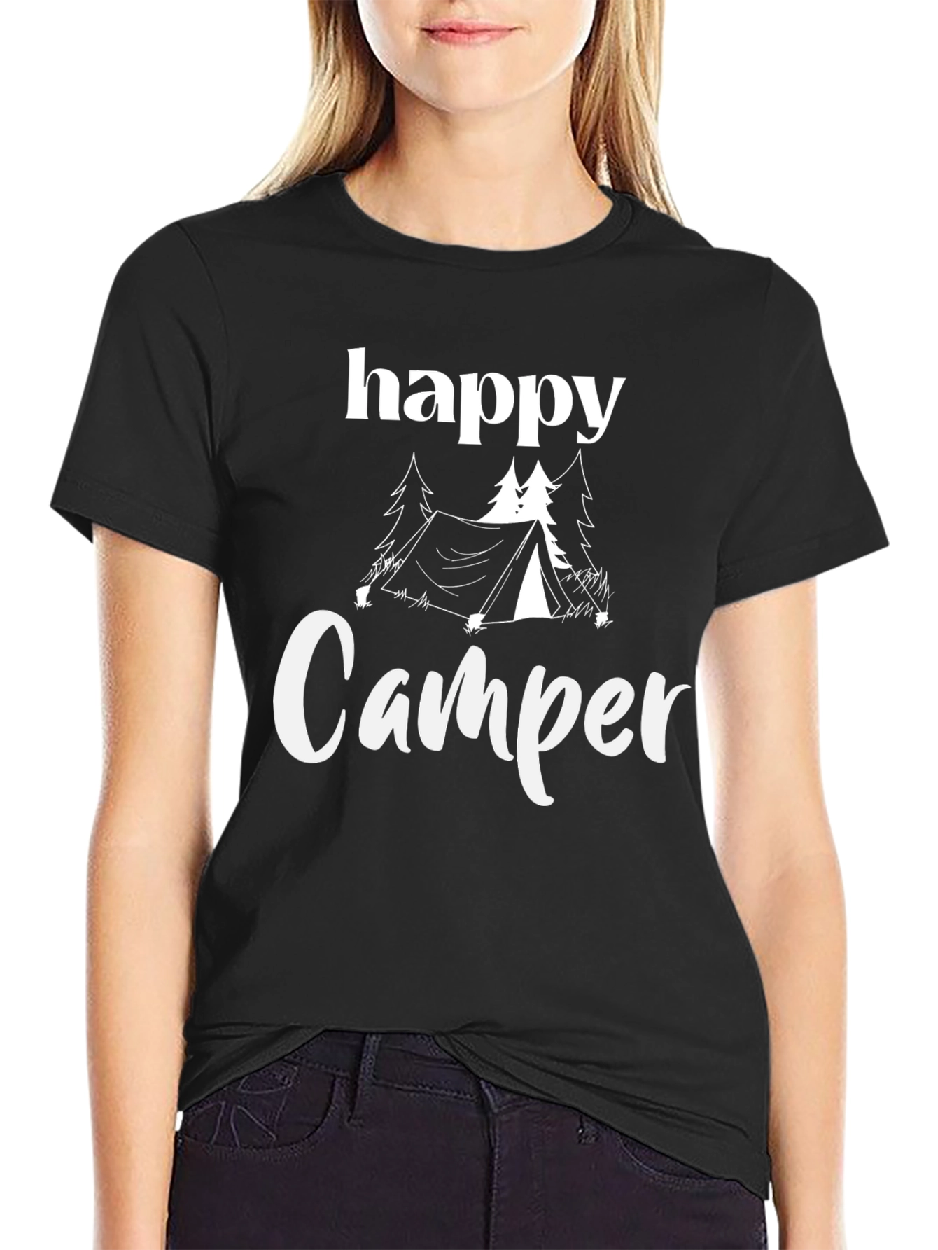 Happy Camper T-Shirt - Outdoor Adventure Tee