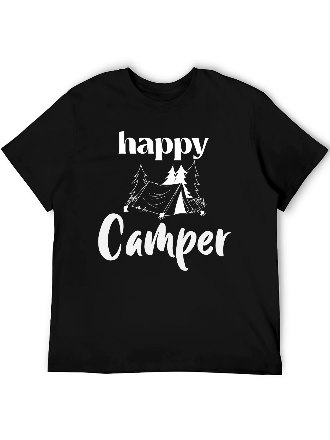 Happy Camper T-Shirt - Outdoor Adventure Tee