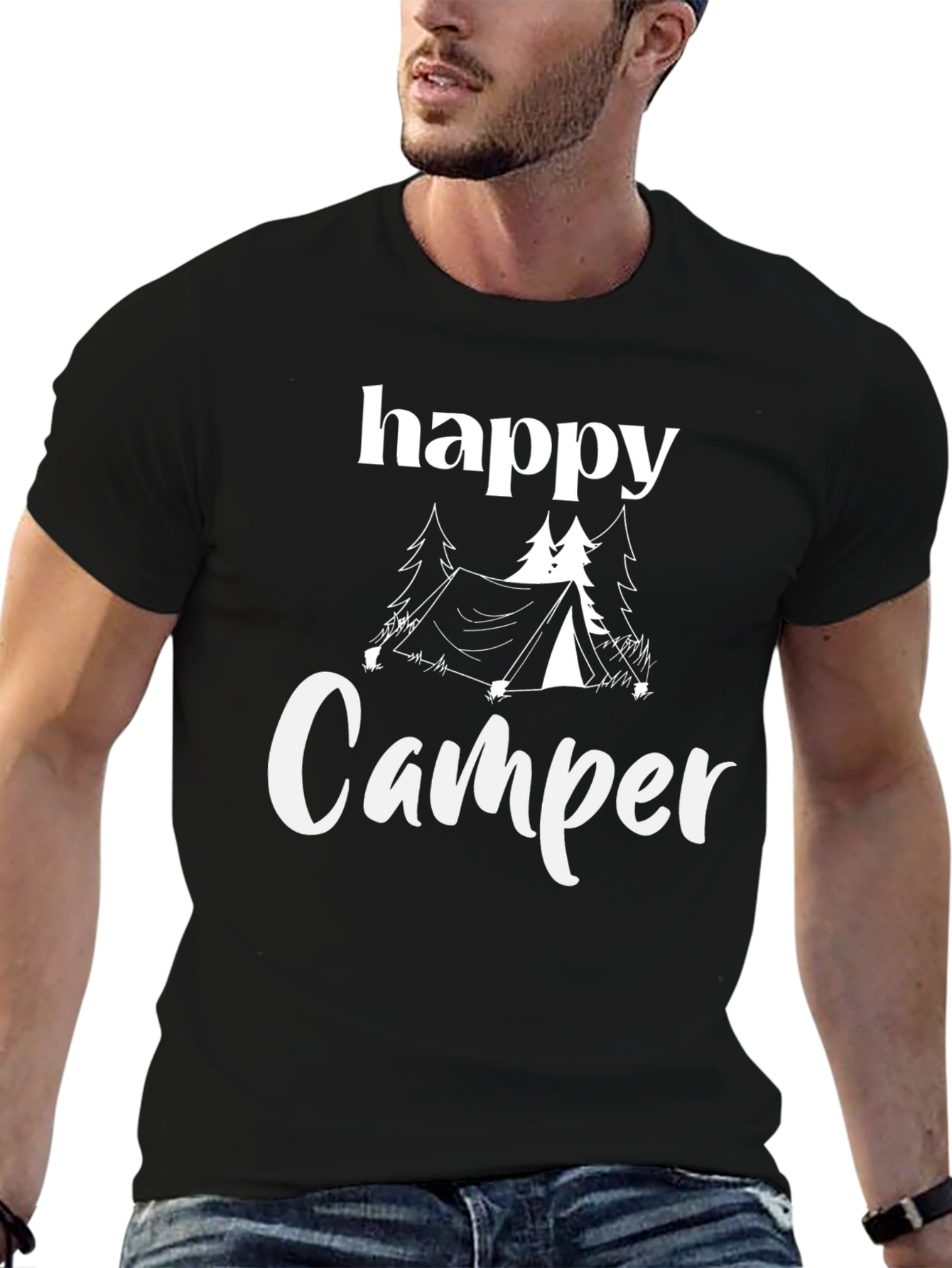 Happy Camper T-Shirt - Outdoor Adventure Tee