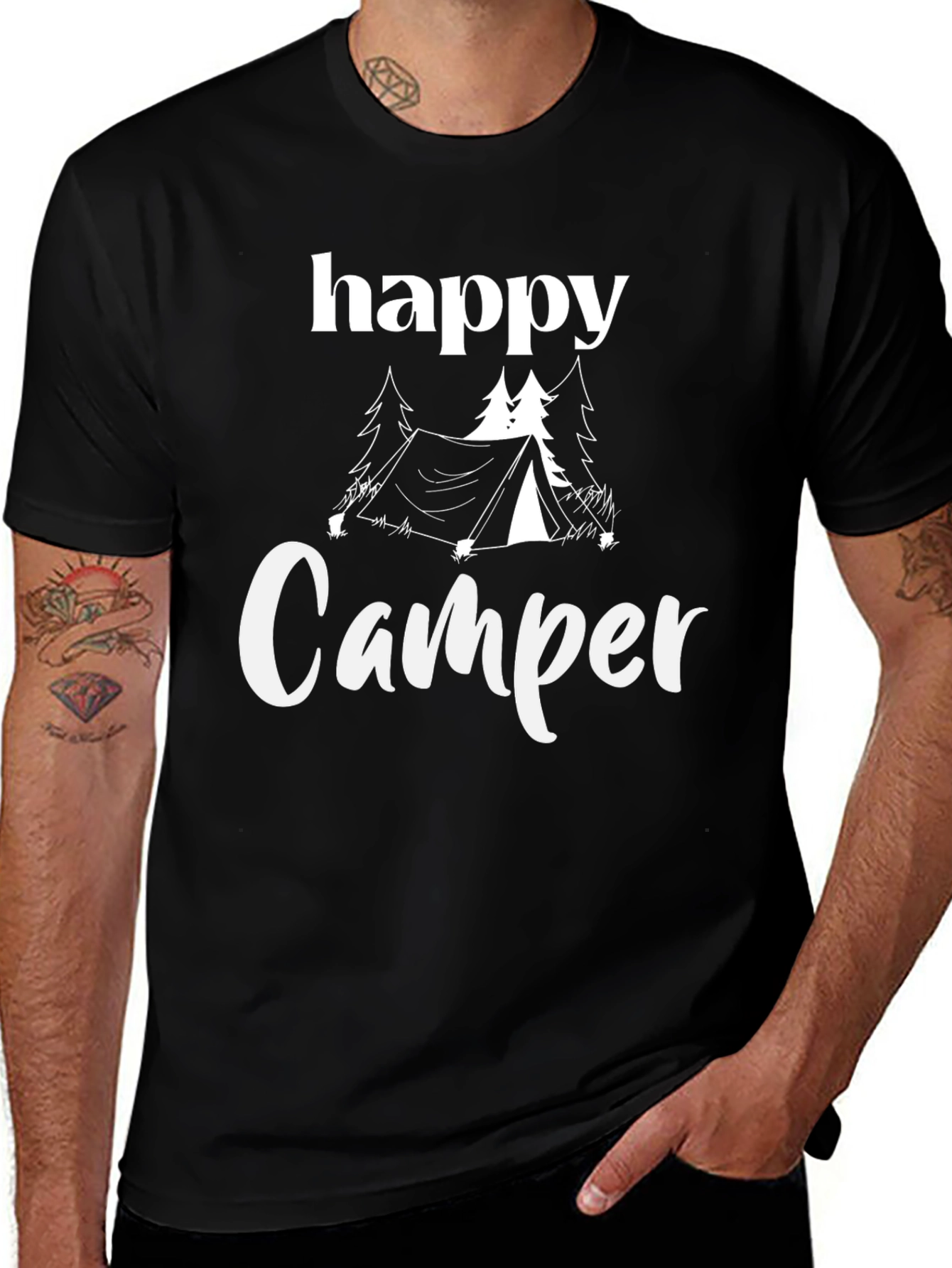 Happy Camper T-Shirt - Outdoor Adventure Tee