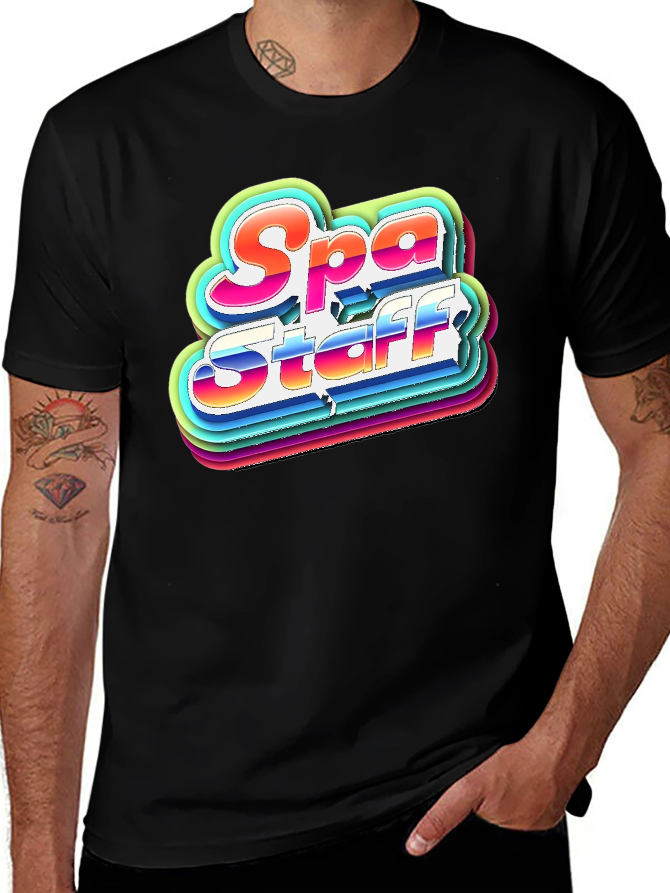 Spa Staff Retro T-Shirt
