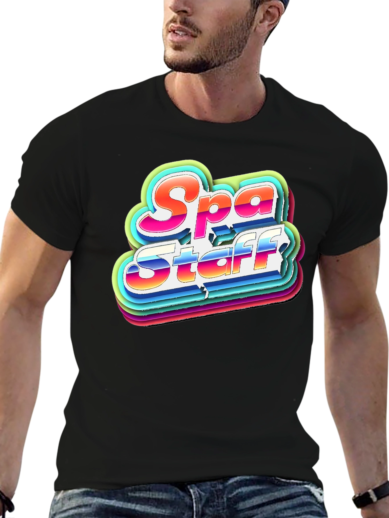 Spa Staff Retro T-Shirt