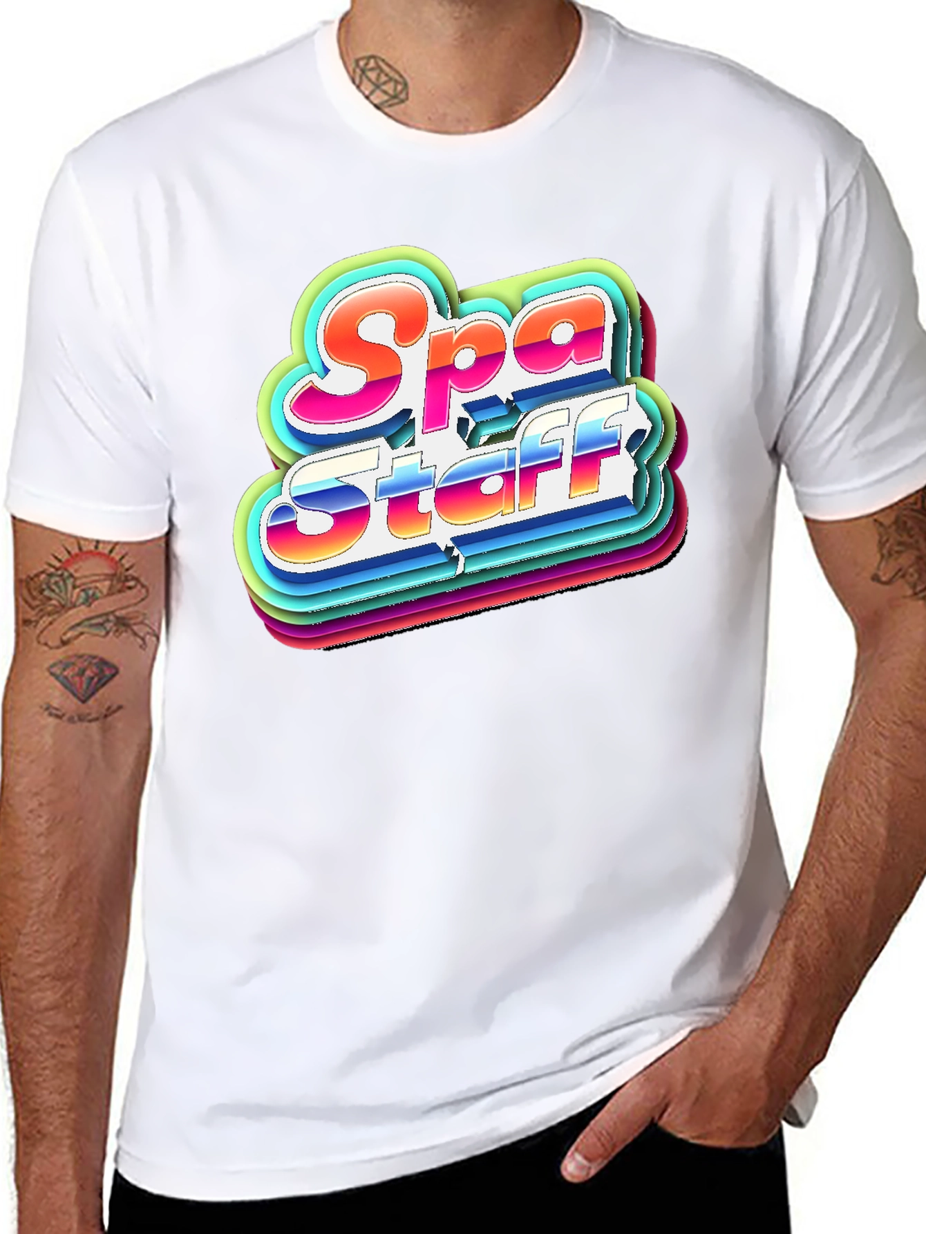 Spa Staff Retro T-Shirt