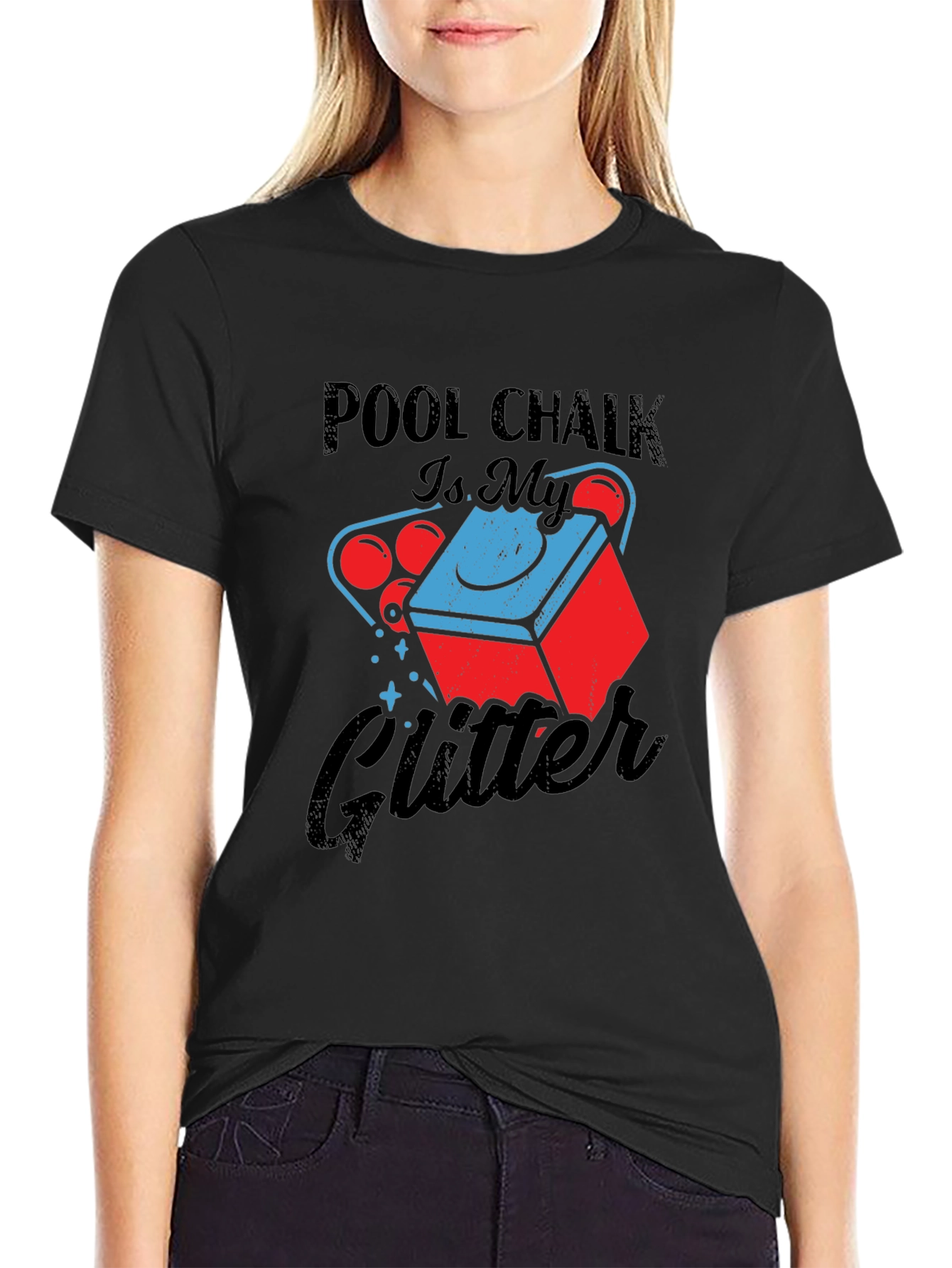 Pool Chalk is My Glitter Graphic Tee