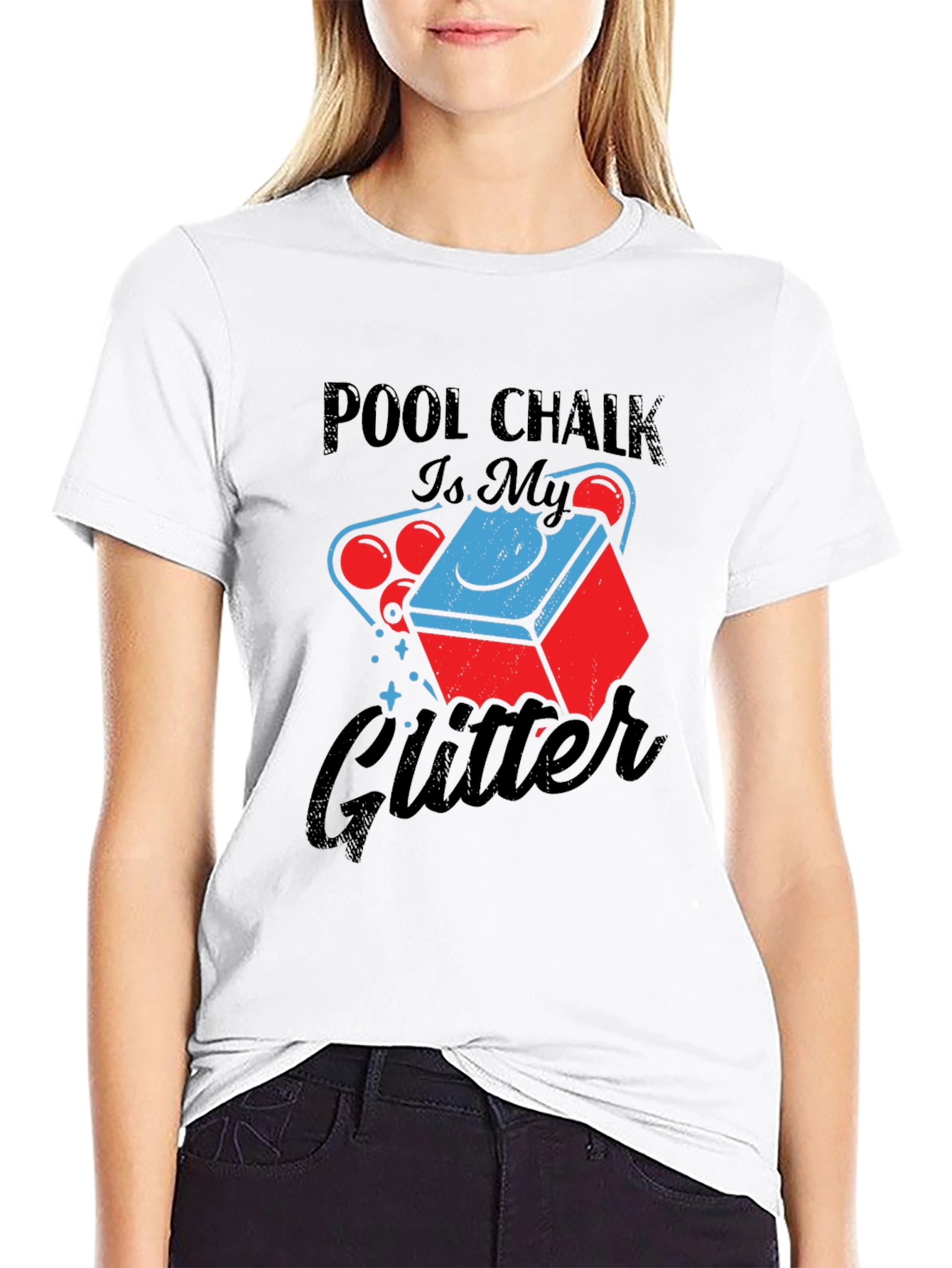 Pool Chalk is My Glitter Graphic Tee