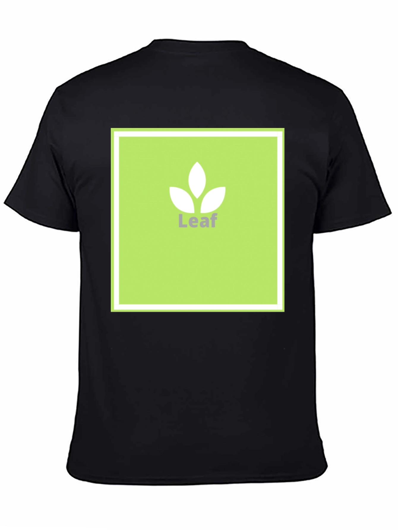 Leaf Logo T-Shirt - Modern Graphic Tee