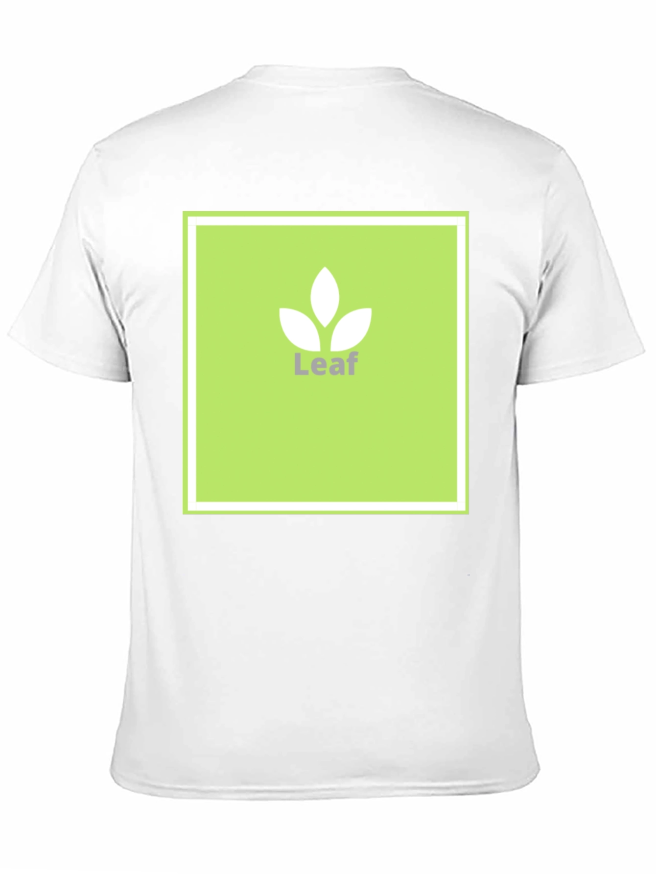 Leaf Logo T-Shirt - Modern Graphic Tee