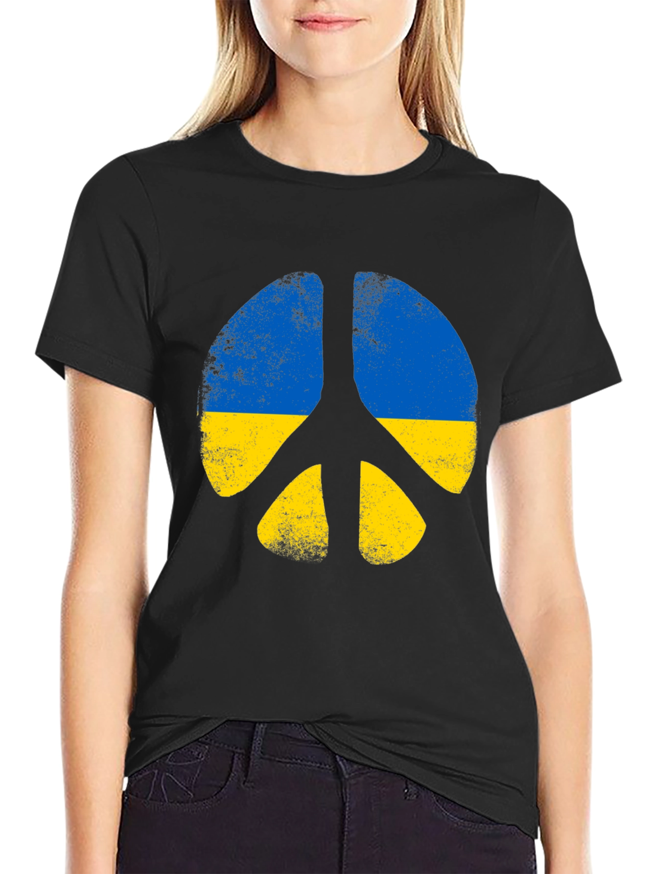 Ukraine Peace Sign T-Shirt
