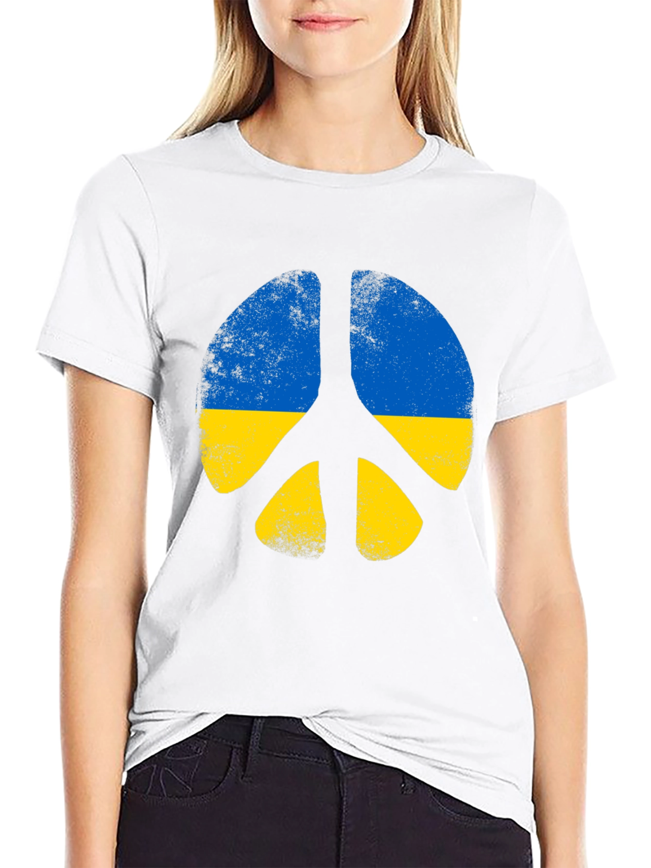 Ukraine Peace Sign T-Shirt