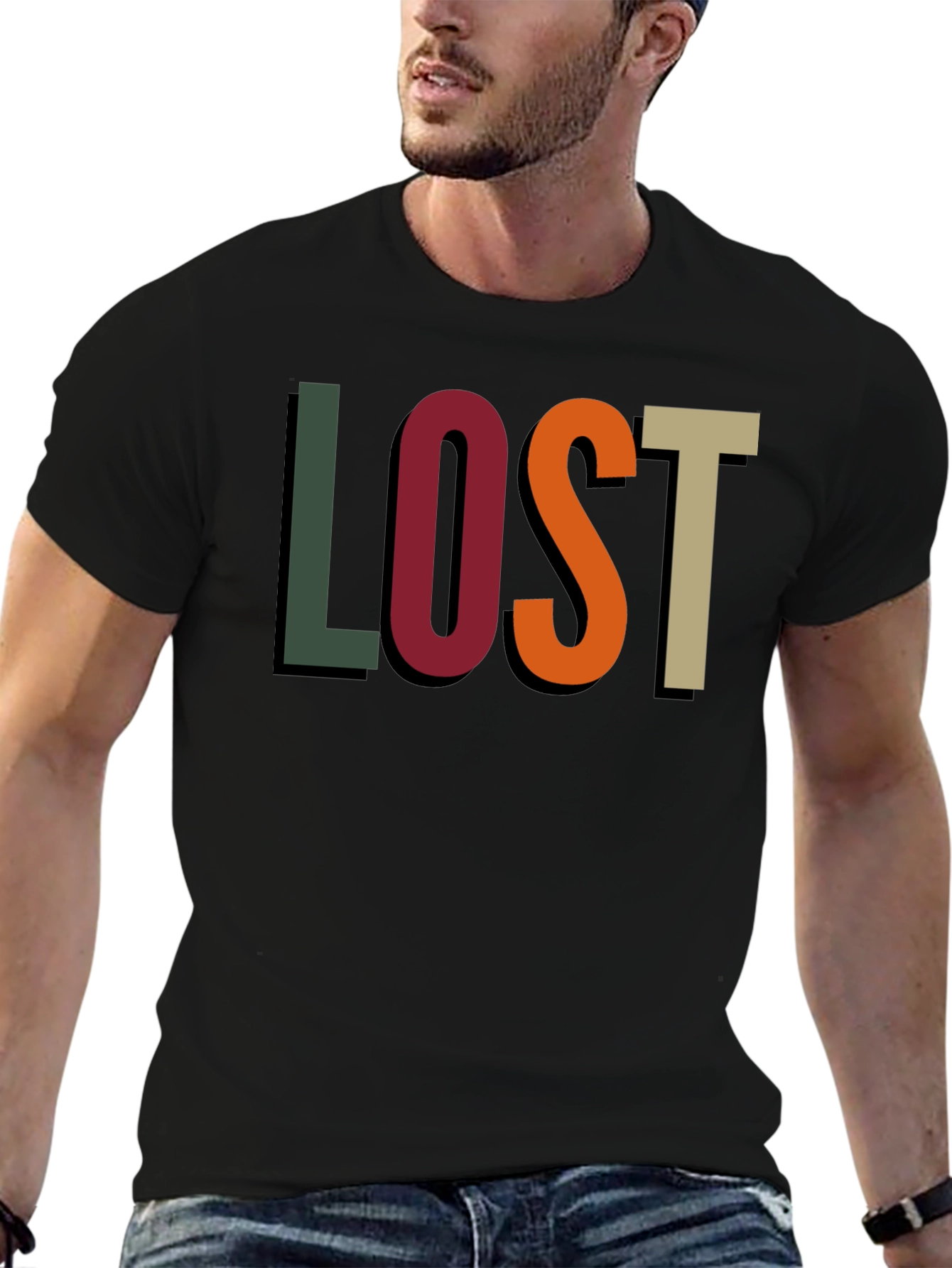 Lost Graphic T-Shirt - Mens Fashion Tee