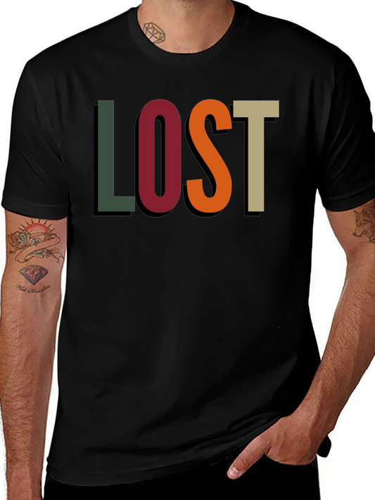 Lost Graphic T-Shirt - Mens Fashion Tee