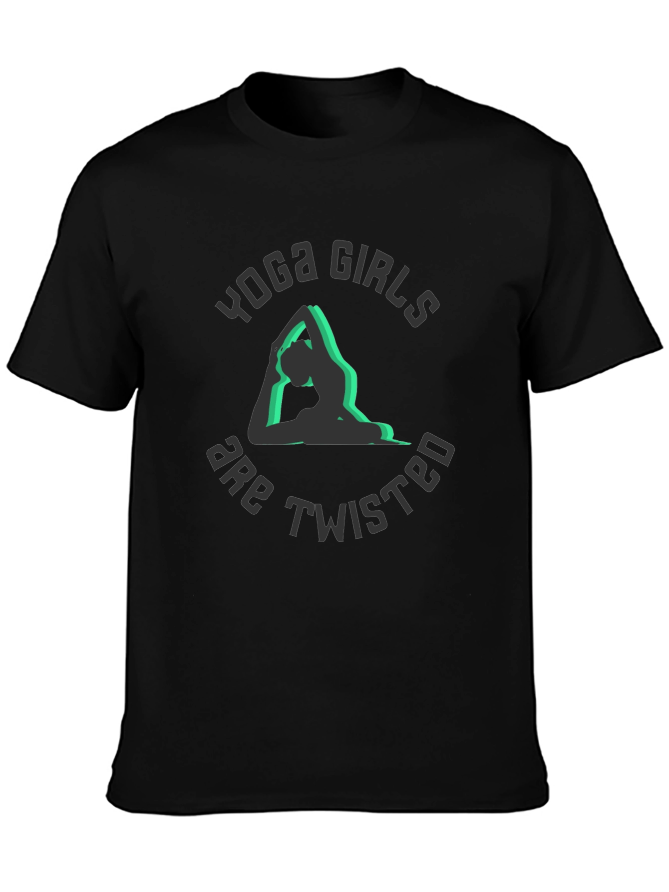 Yoga Girls Are Twisted Graphic T-Shirt