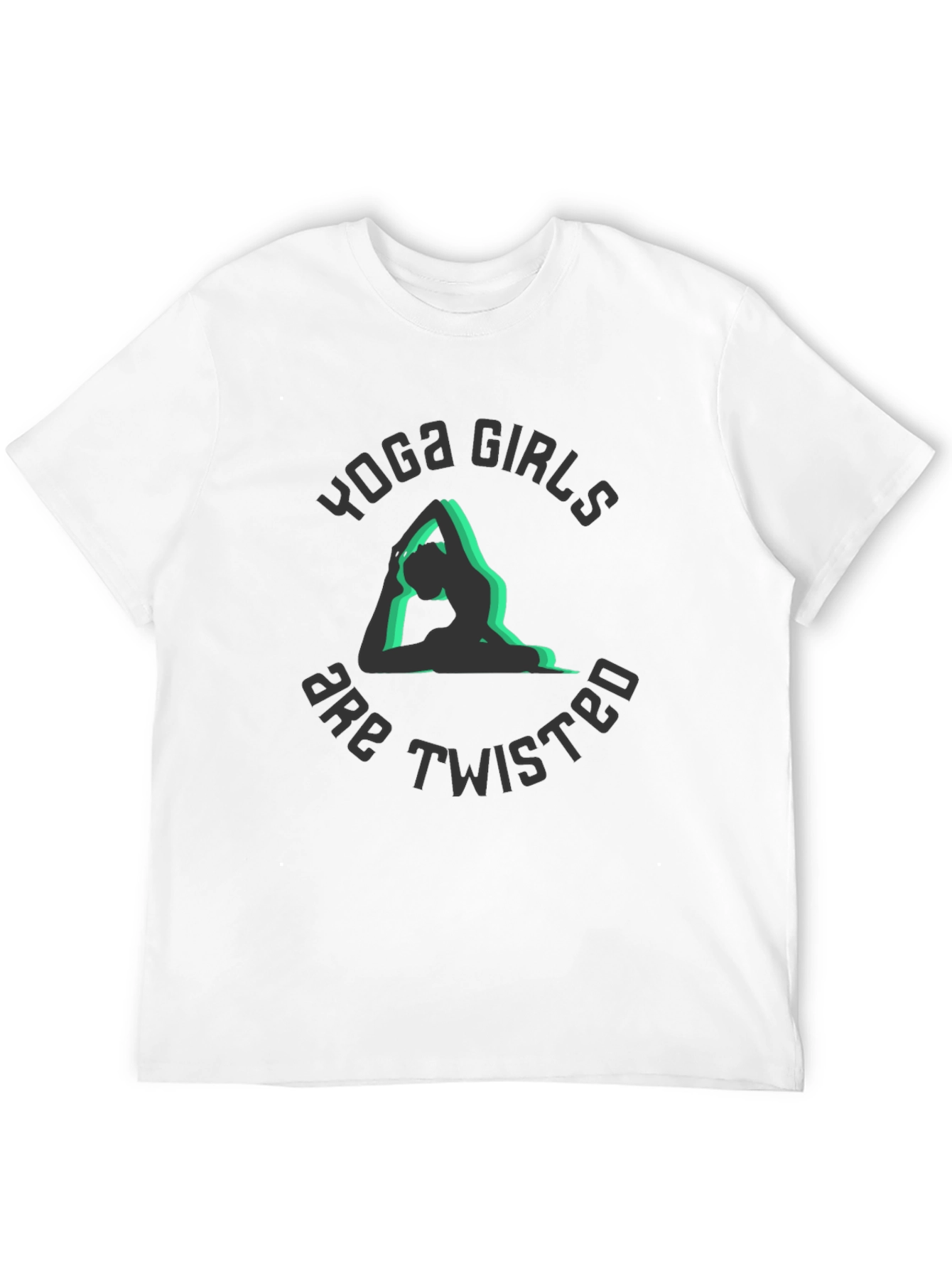 Yoga Girls Are Twisted Graphic T-Shirt