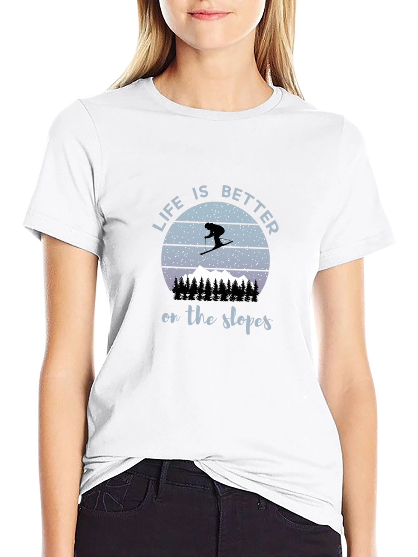 Life is Better Skiing Graphic Tee