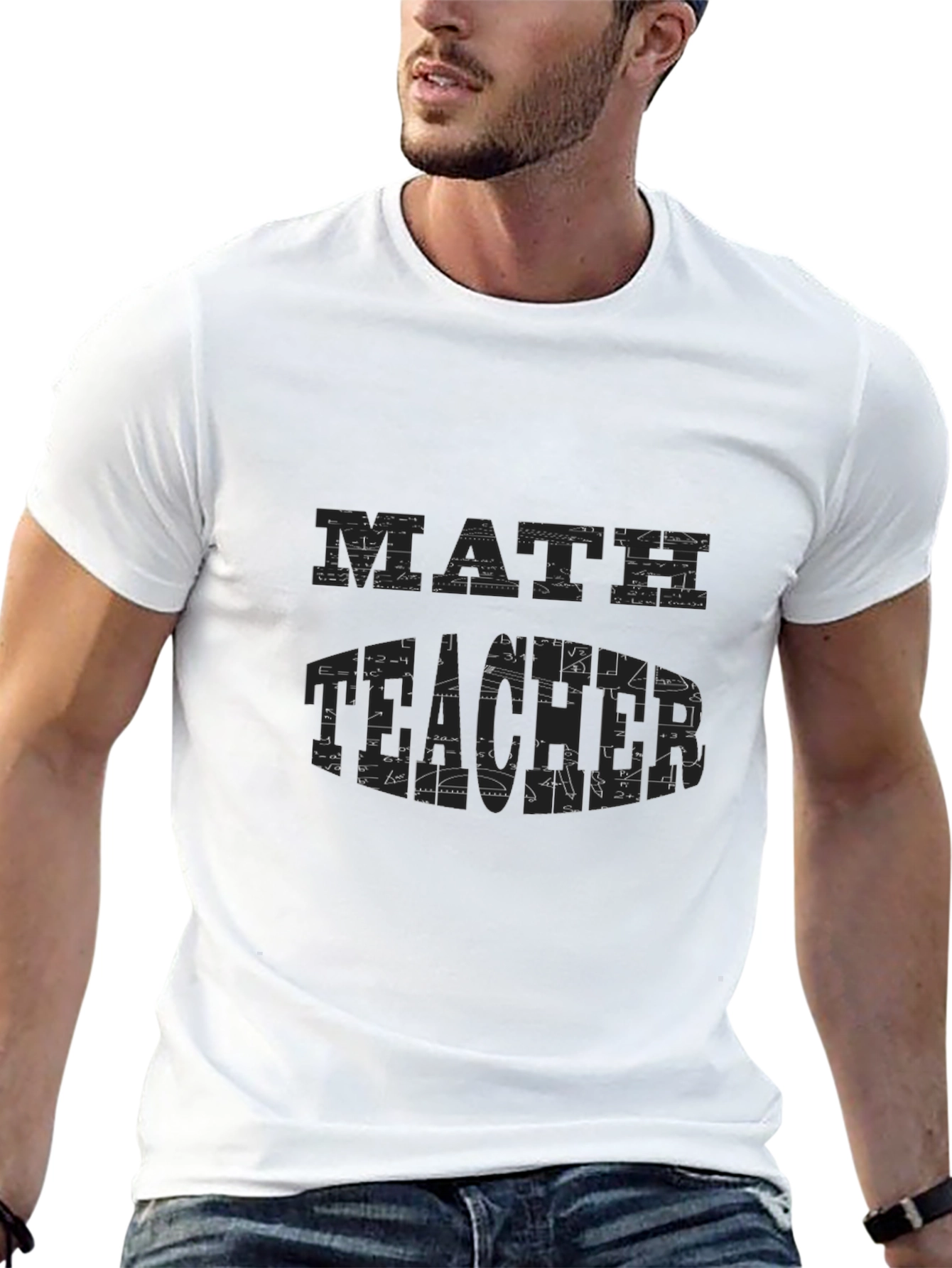 Math Teacher T-Shirt - Equations & Formulas